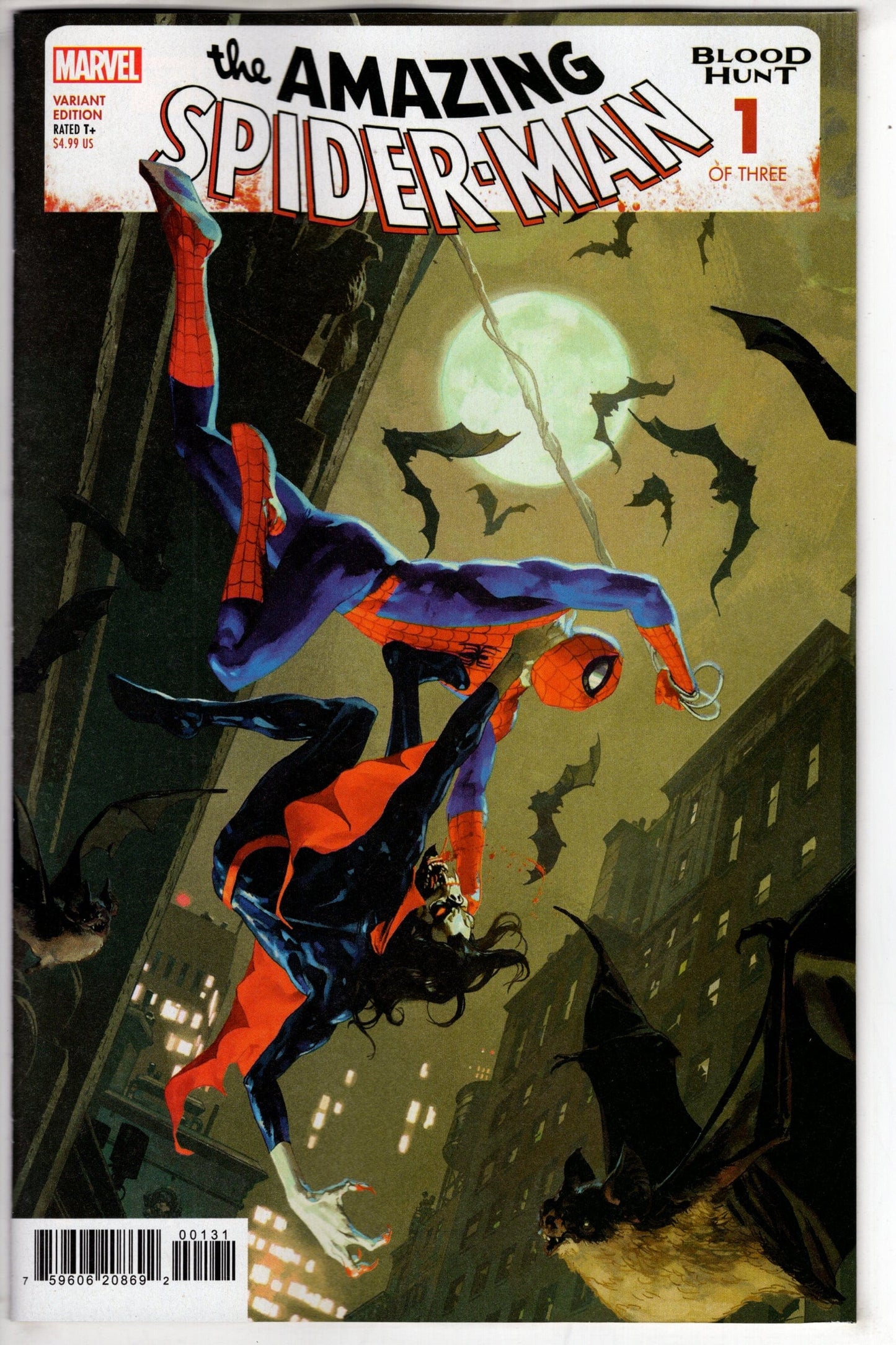 MARVEL PRH COMIC BOOK AMAZING SPIDER-MAN BLOOD HUNT #1 JOSEMARIA CASANOVAS VAR
