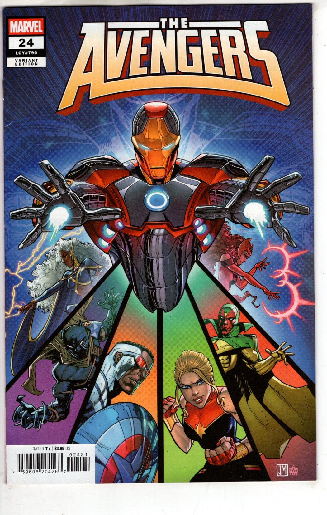 MARVEL PRH COMIC BOOK Avengers #24 Justin Mason Variant (VF/NM)