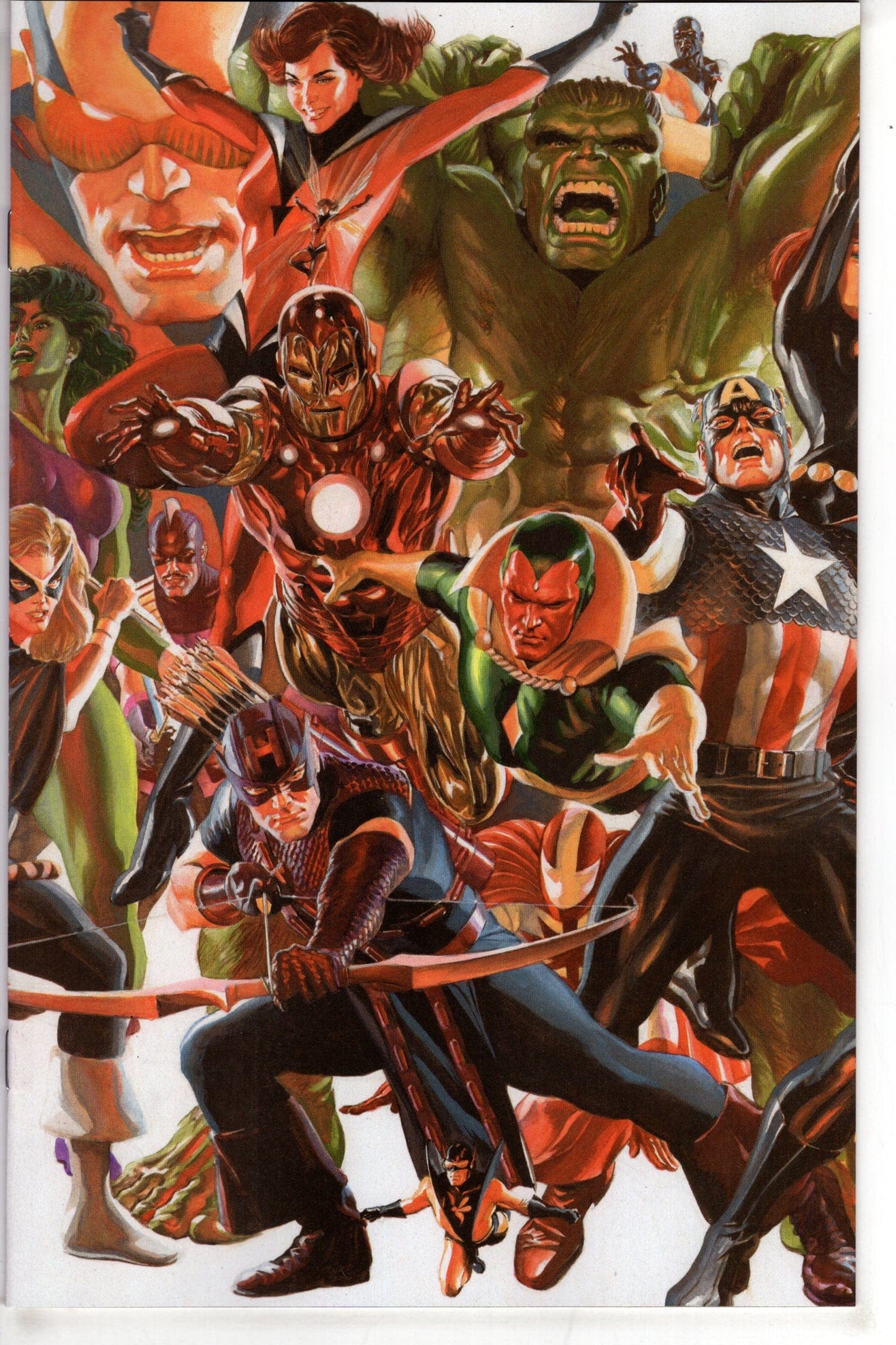 MARVEL PRH COMIC BOOK AVENGERS #4 ROSS CONNECTING AVENGERS PART B VAR