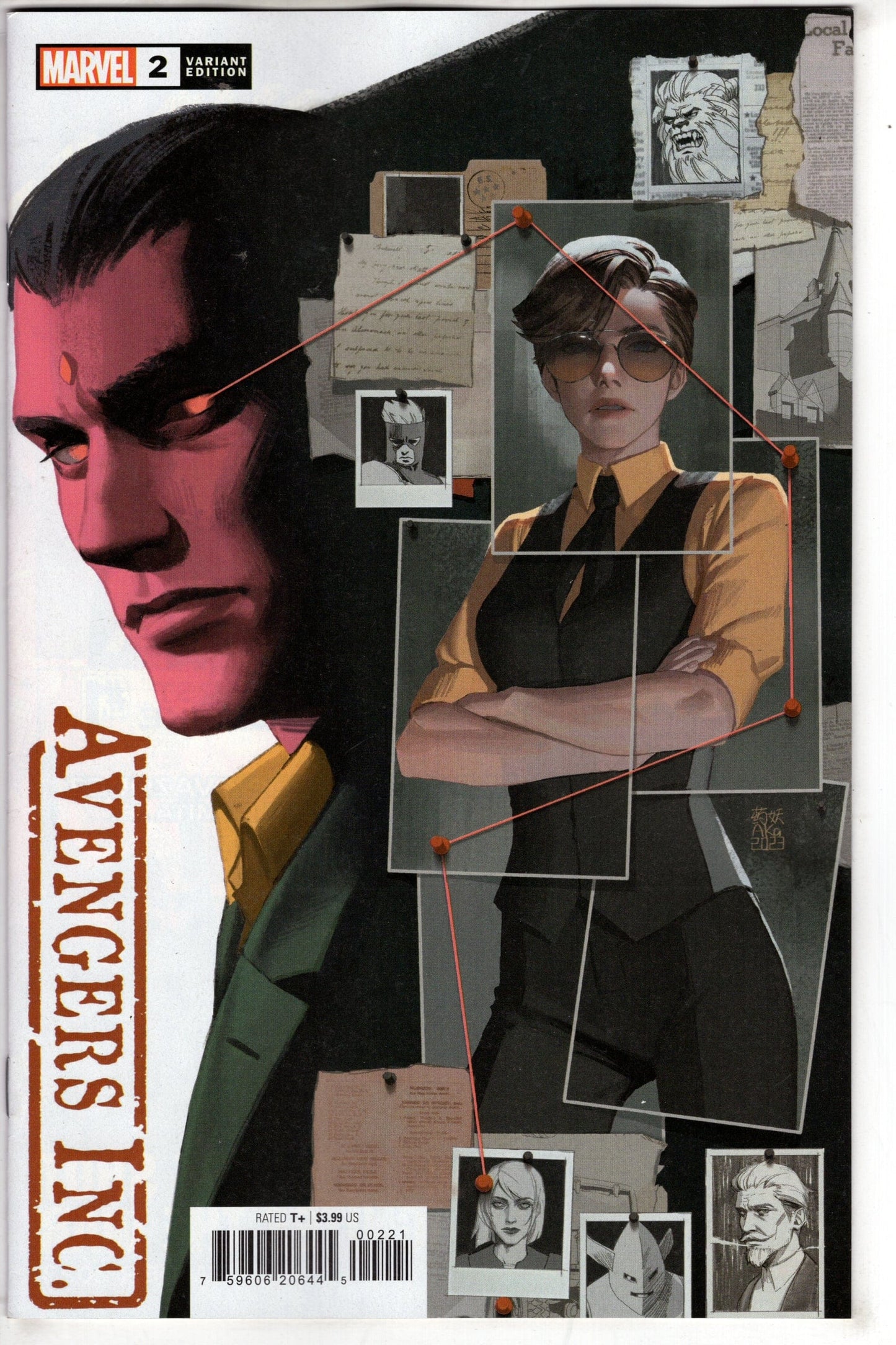 MARVEL PRH COMIC BOOK AVENGERS INC #2 AKA ARTIST VAR