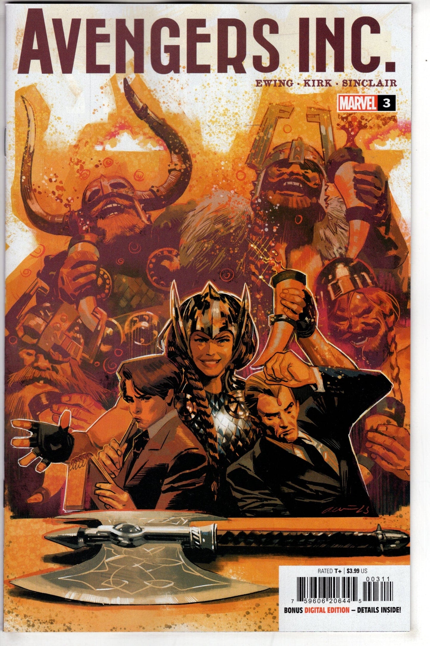 MARVEL PRH COMIC BOOK AVENGERS INC #3