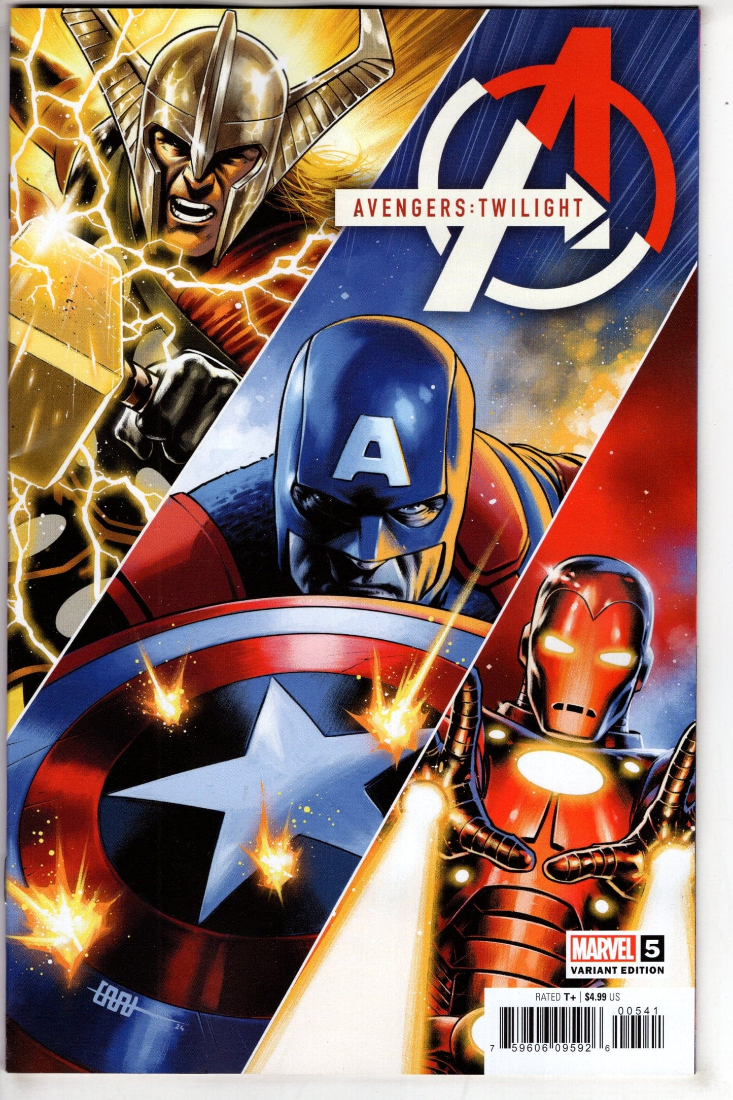 MARVEL PRH COMIC BOOK AVENGERS TWILIGHT #5 CAFU VARIANT