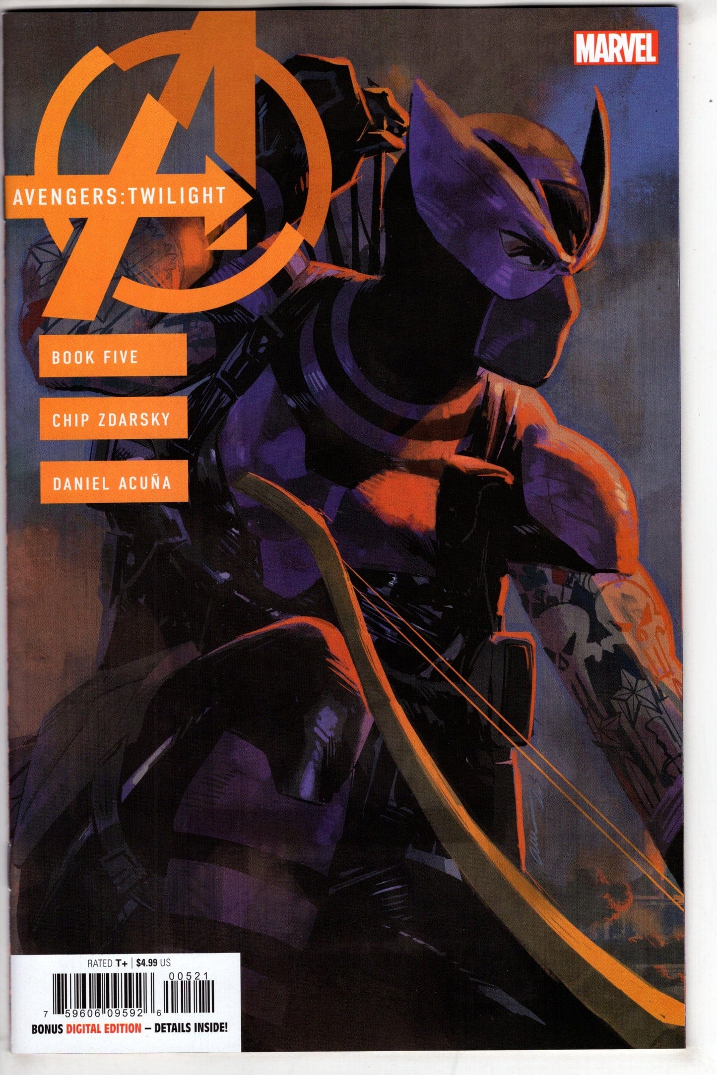 MARVEL PRH COMIC BOOK AVENGERS TWILIGHT #5 DANIEL ACUNA VARIANT