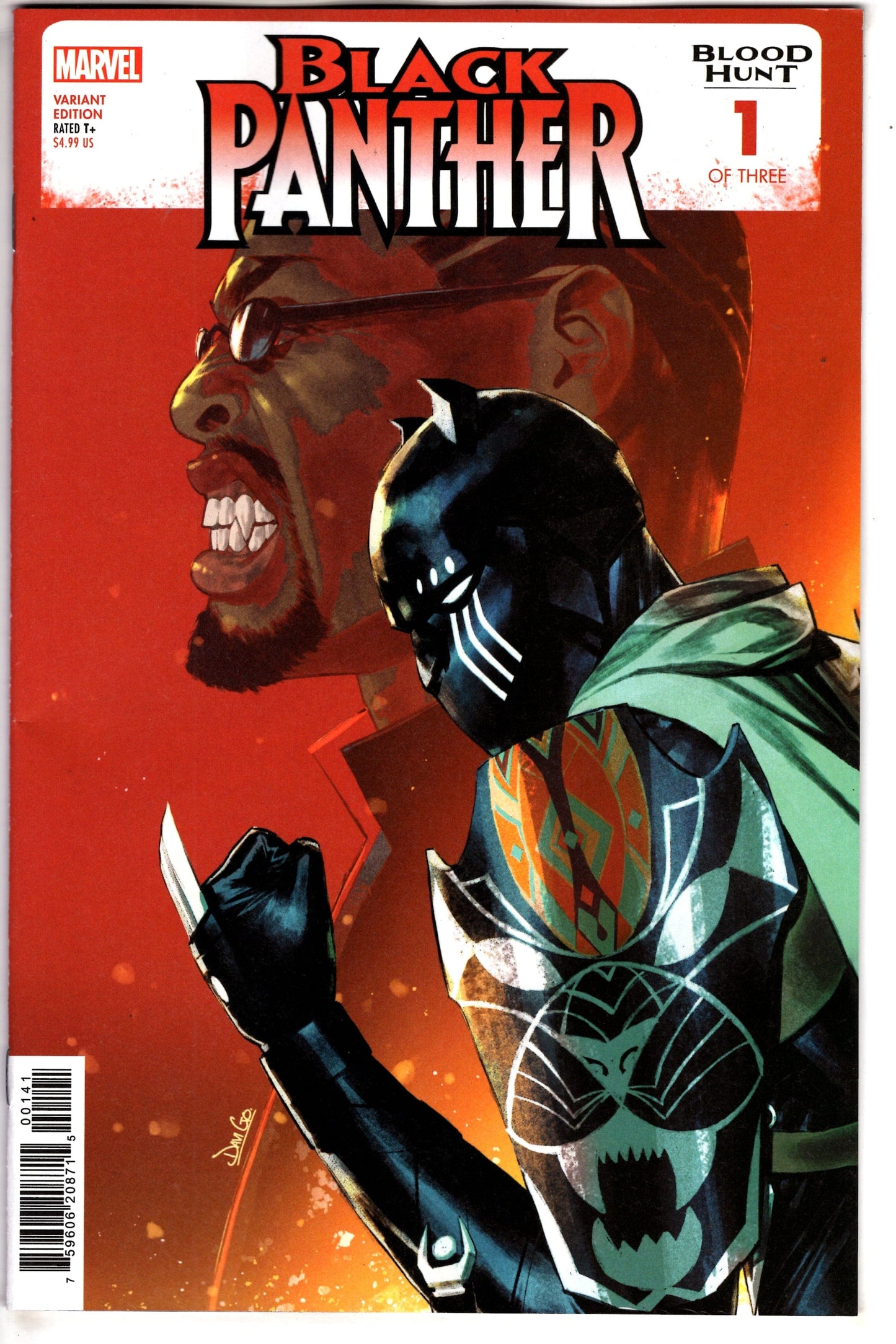 MARVEL PRH COMIC BOOK BLACK PANTHER BLOOD HUNT #1 DAVI GO VAR