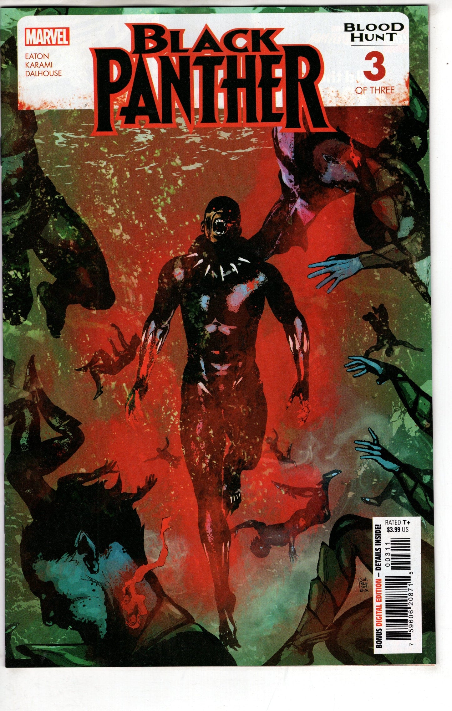 MARVEL PRH COMIC BOOK BLACK PANTHER BLOOD HUNT #3