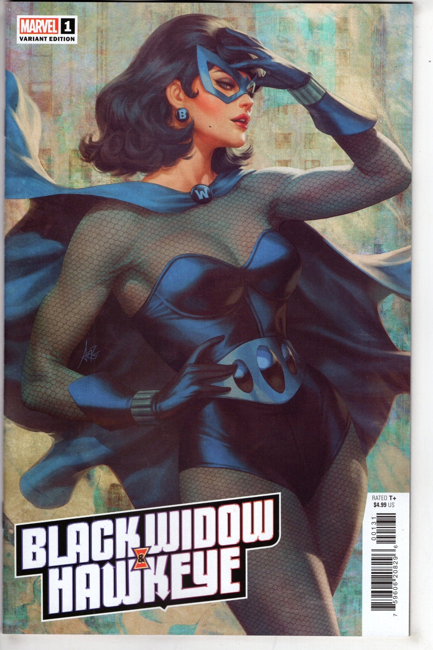 MARVEL PRH COMIC BOOK BLACK WIDOW AND HAWKEYE #1 ARTGERM BLACK WIDOW VAR