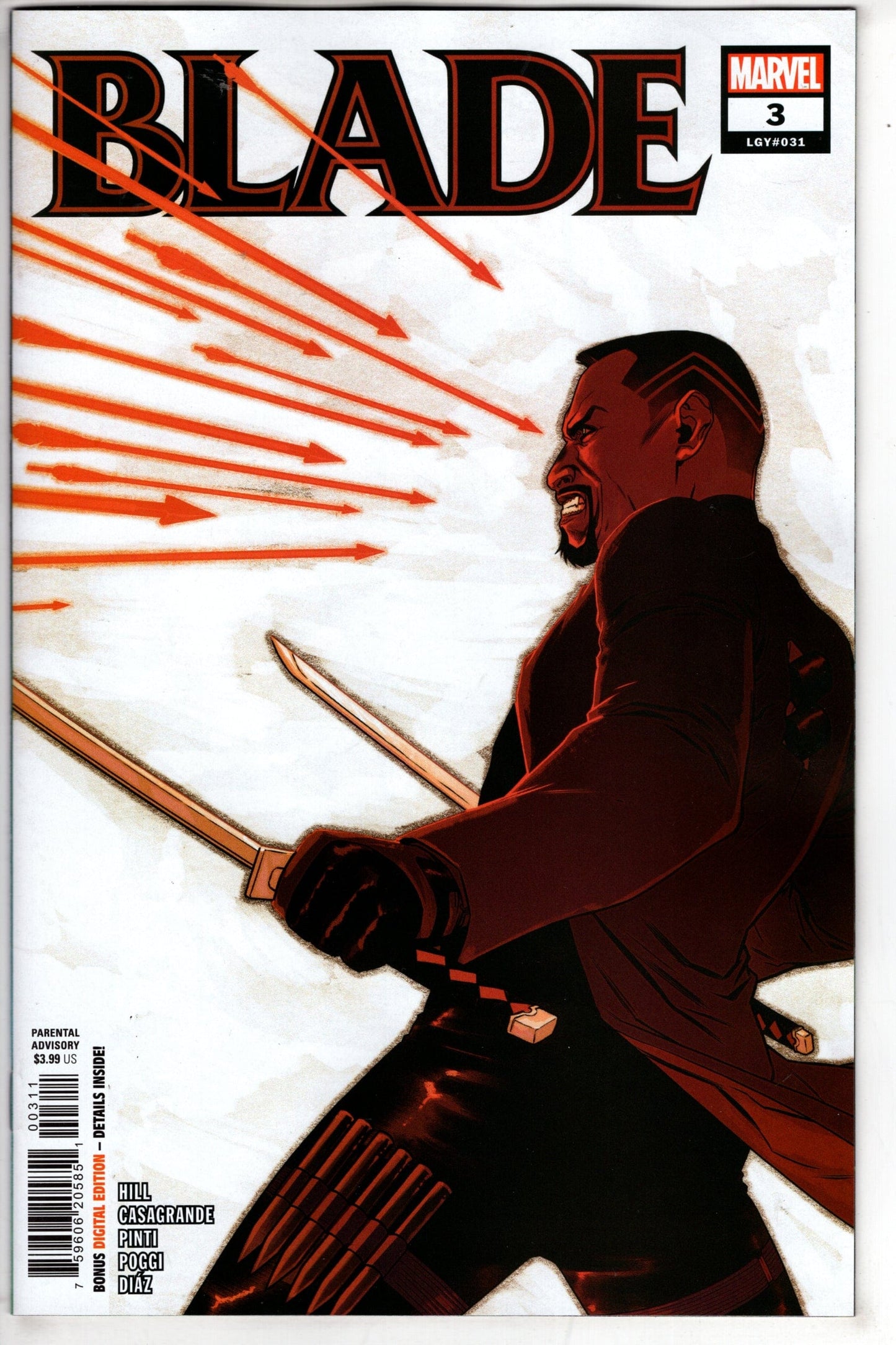 MARVEL PRH COMIC BOOK BLADE #3