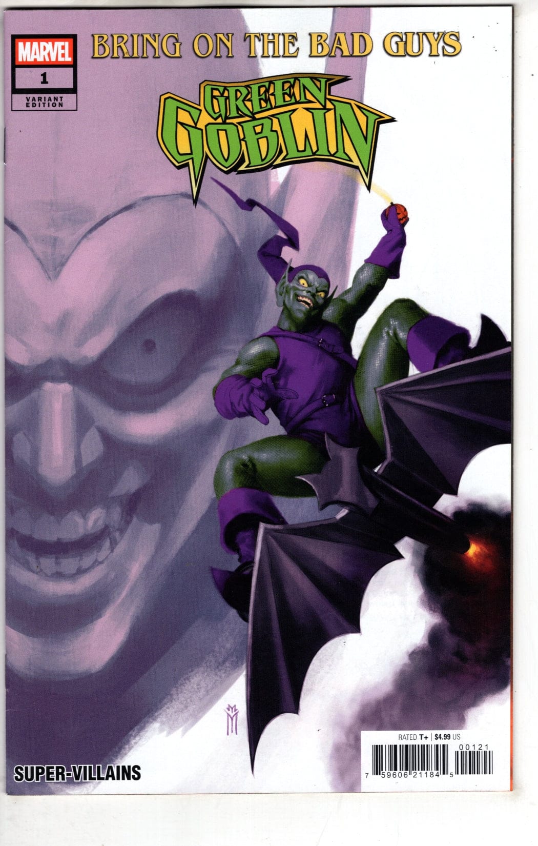 MARVEL PRH COMIC BOOK Bring On The Bad Guys: Green Goblin #1 Miguel Mercado Variant (VF/NM)
