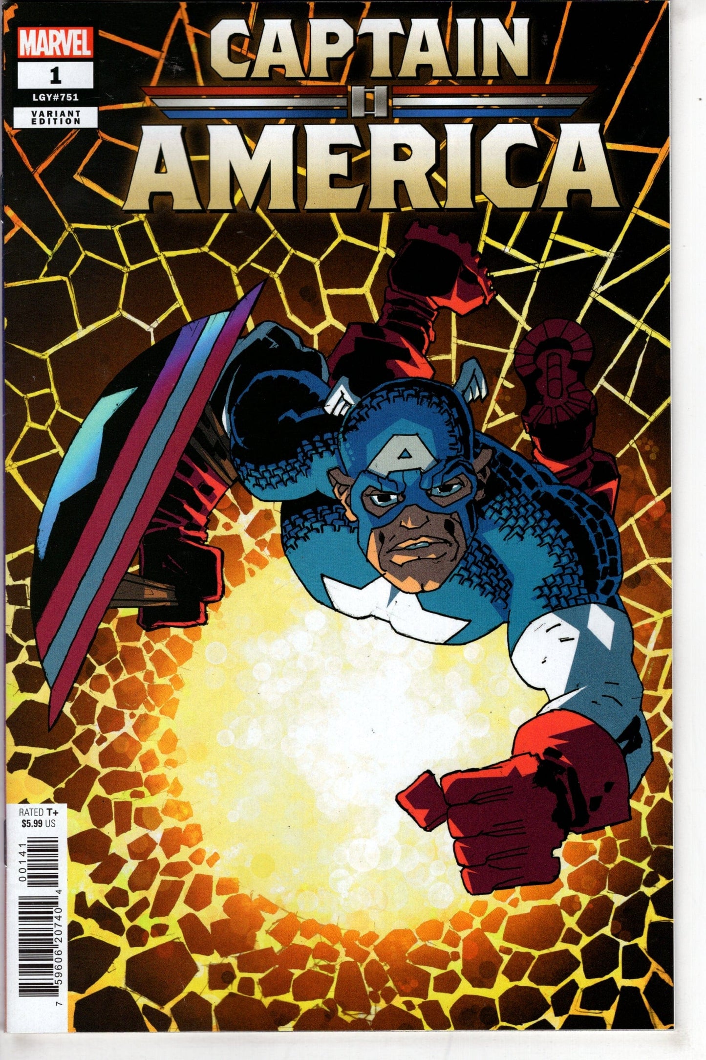 MARVEL PRH COMIC BOOK CAPTAIN AMERICA #1 FRANK MILLER VAR