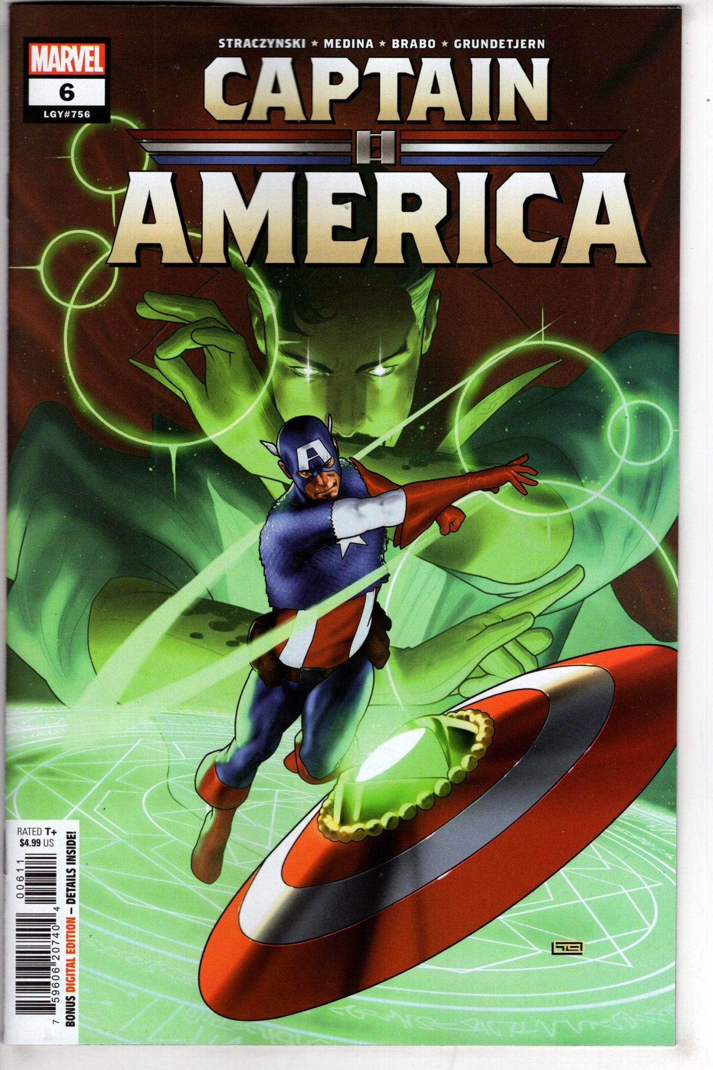MARVEL PRH COMIC BOOK CAPTAIN AMERICA #6