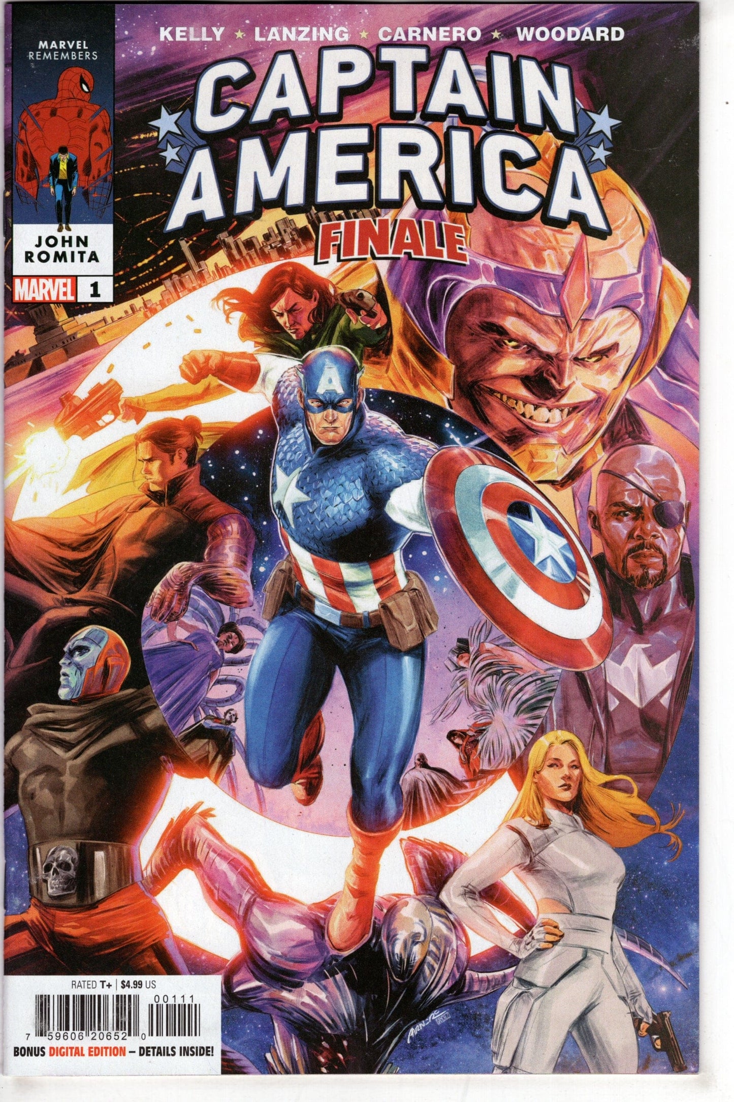 MARVEL PRH COMIC BOOK CAPTAIN AMERICA FINALE #1