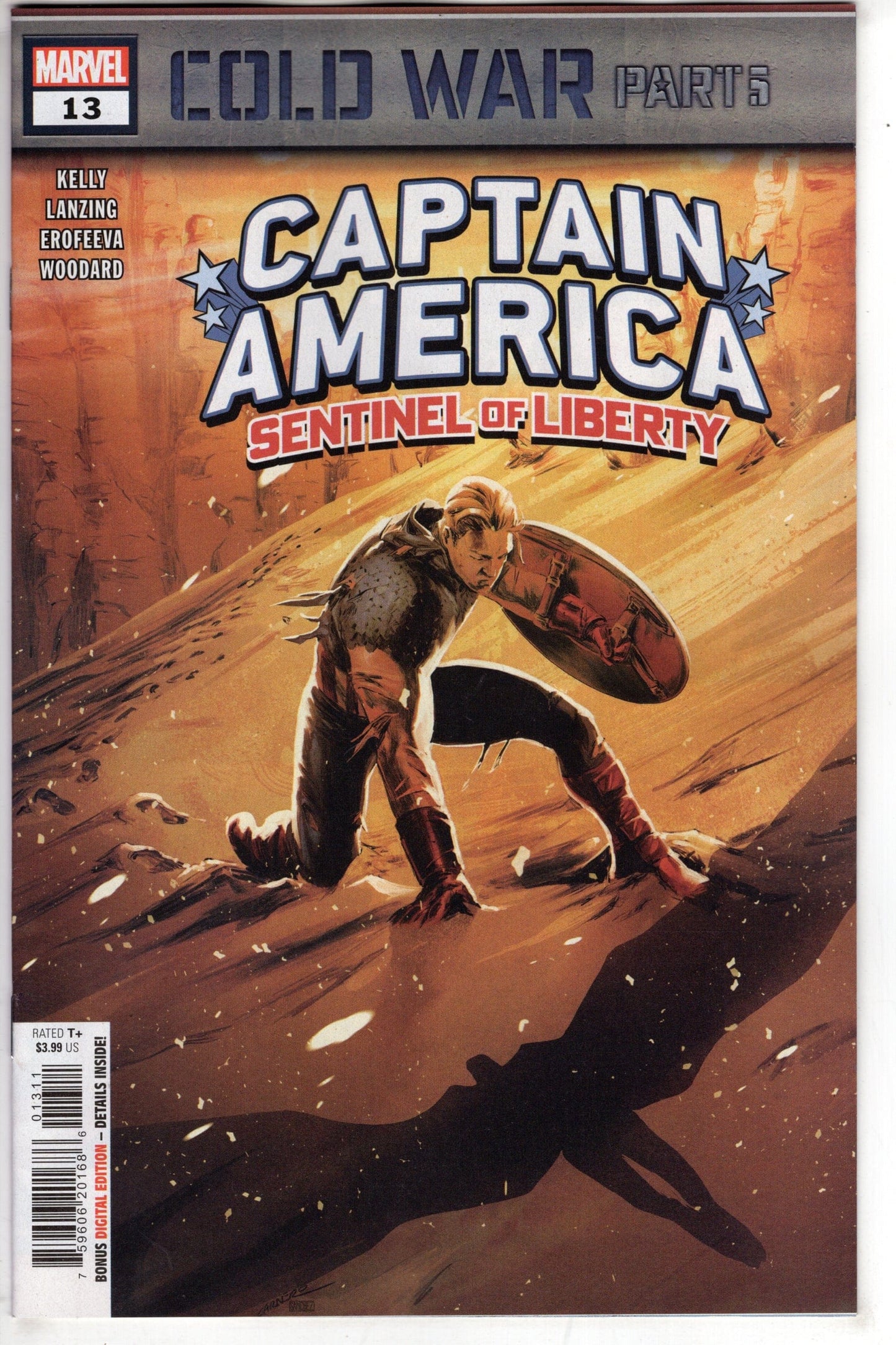MARVEL PRH COMIC BOOK CAPTAIN AMERICA SENTINEL OF LIBERTY #13