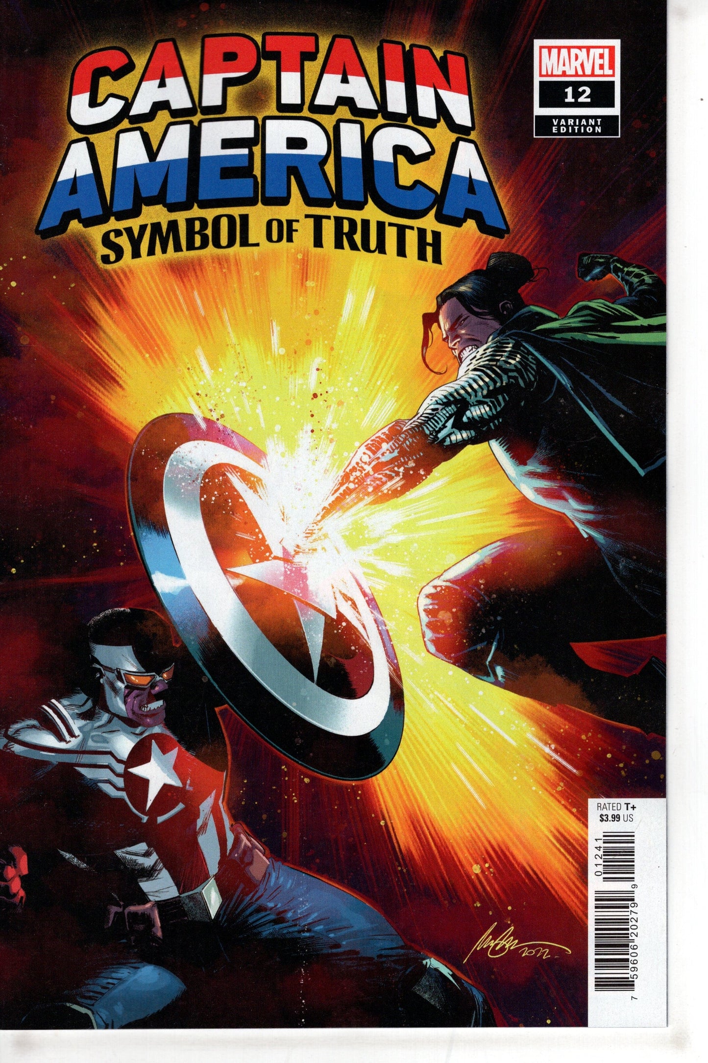 MARVEL PRH COMIC BOOK CAPTAIN AMERICA SYMBOL OF TRUTH #12 ALBUQUERQUE VAR