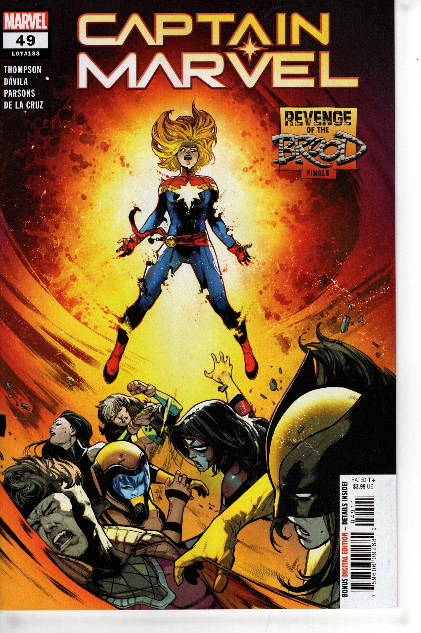 MARVEL PRH COMIC BOOK CAPTAIN MARVEL #49