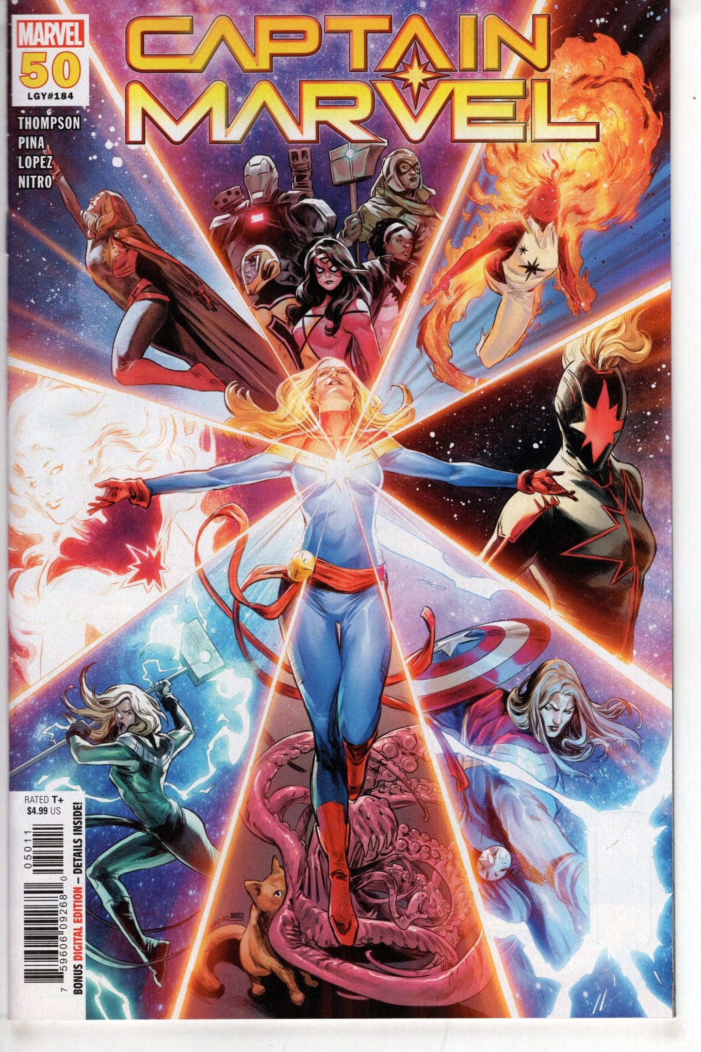 MARVEL PRH COMIC BOOK CAPTAIN MARVEL #50
