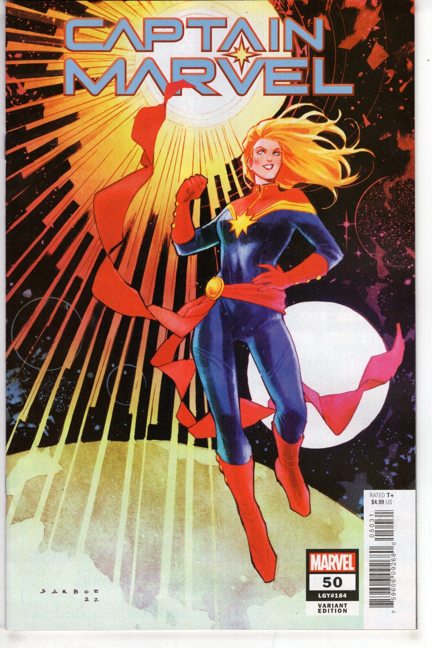 MARVEL PRH COMIC BOOK CAPTAIN MARVEL #50 DARBOE VAR