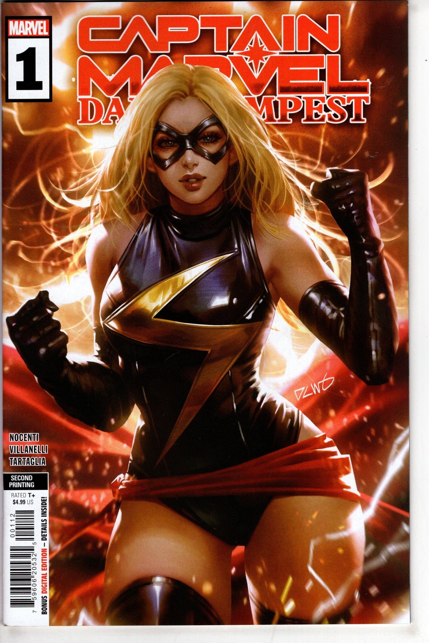 MARVEL PRH COMIC BOOK CAPTAIN MARVEL DARK TEMPEST #1 (OF 5) 2ND PTG CHEW VAR