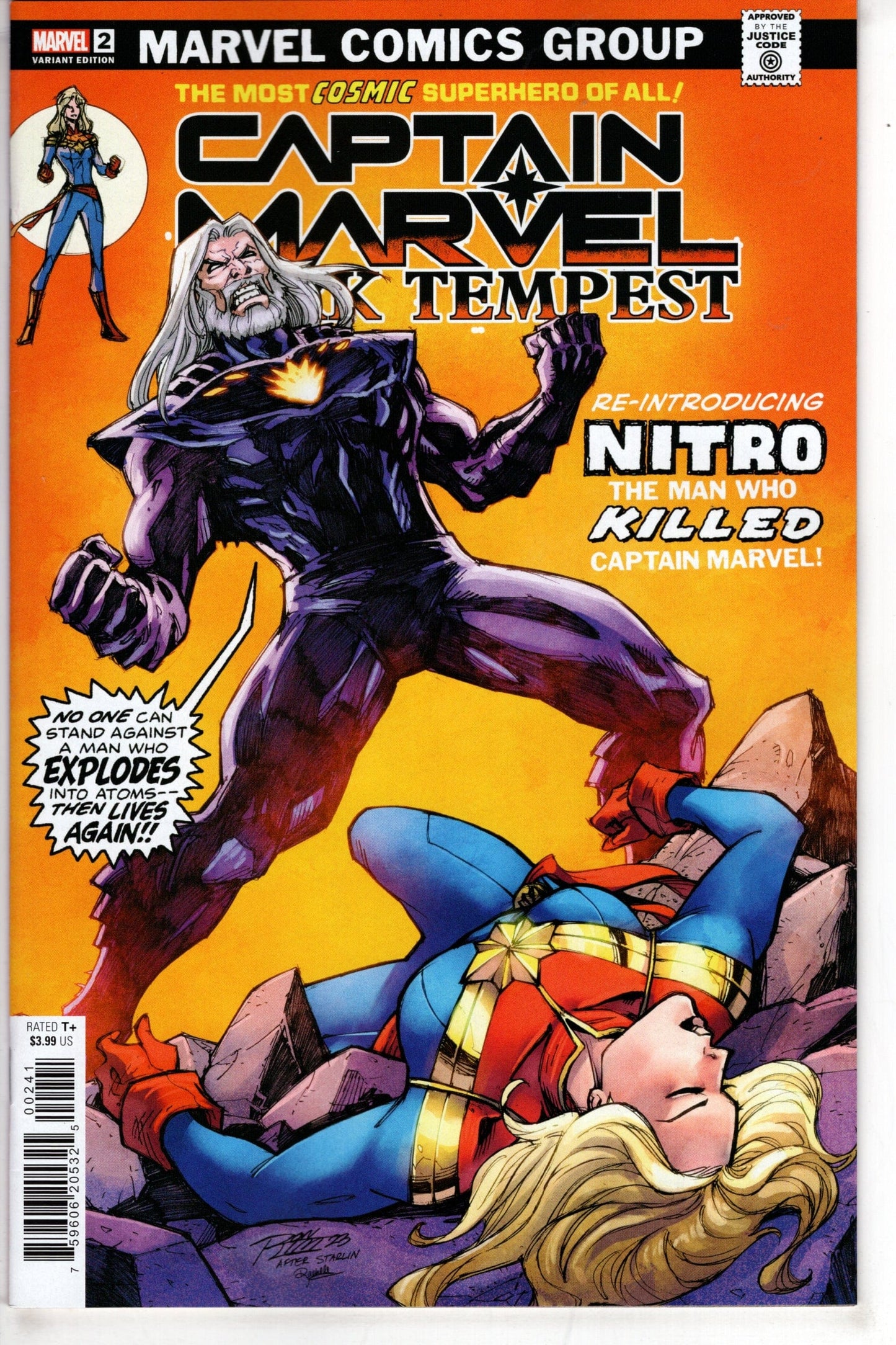 MARVEL PRH COMIC BOOK CAPTAIN MARVEL DARK TEMPEST #2 (OF 5) RON LIM VAR