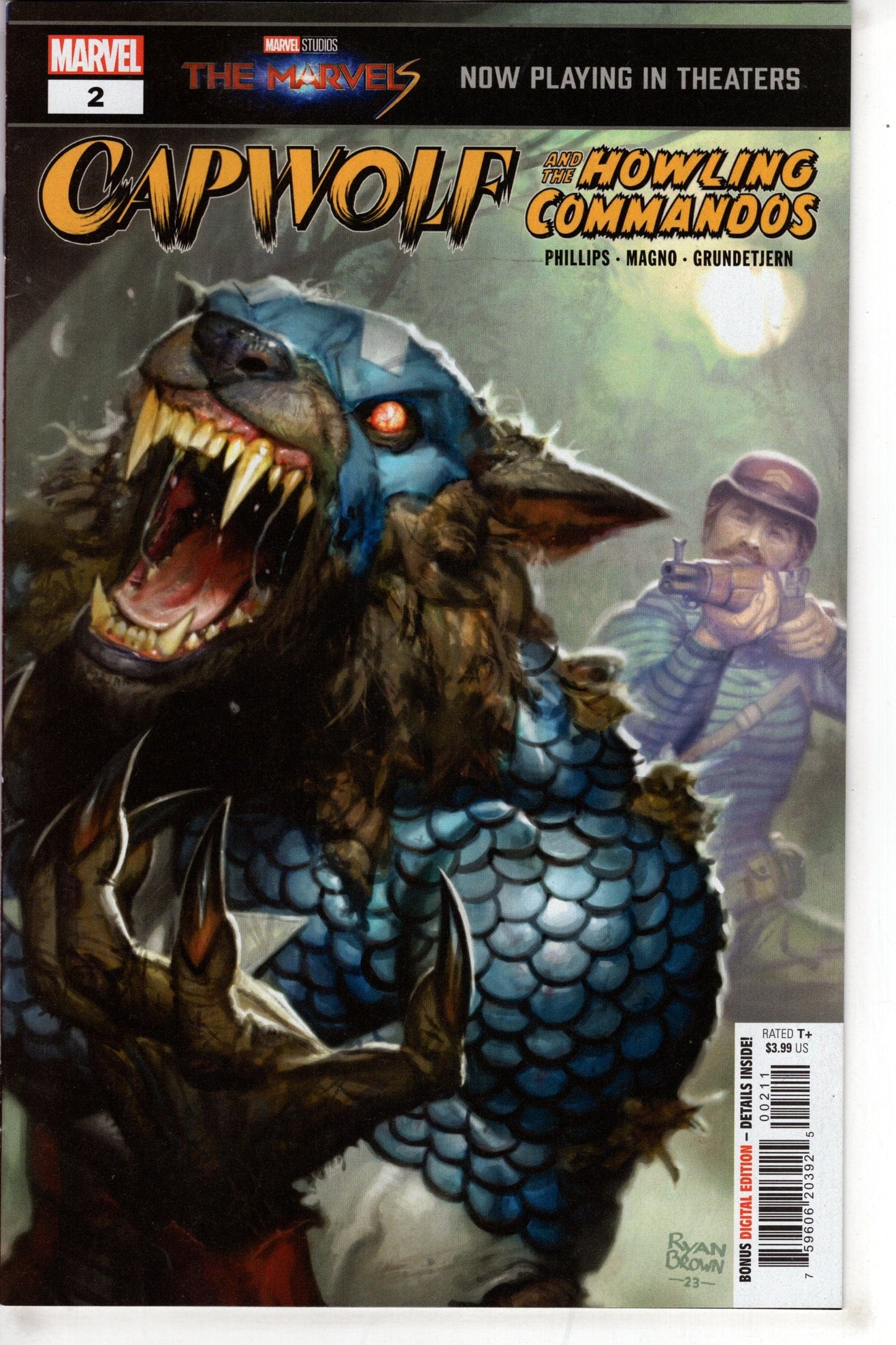MARVEL PRH COMIC BOOK CAPWOLF HOWLING COMMANDOS #2