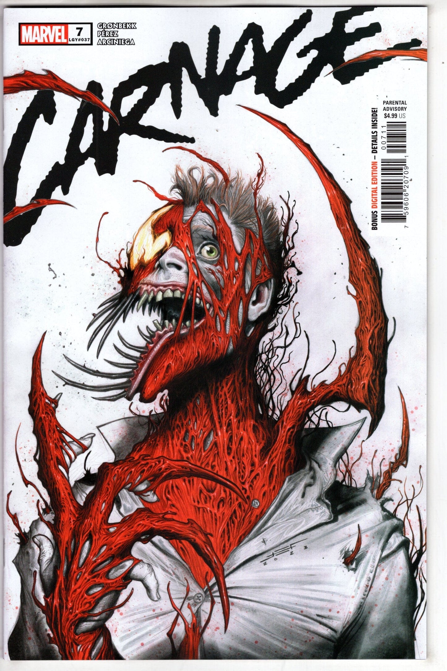 MARVEL PRH COMIC BOOK CARNAGE #7
