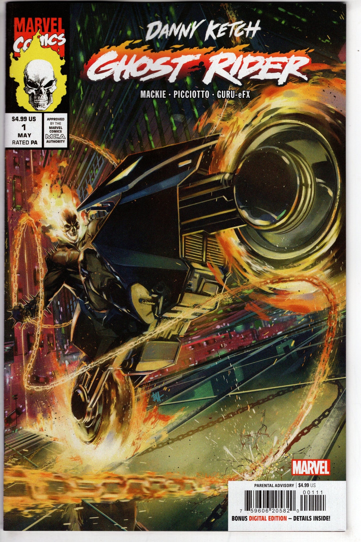 MARVEL PRH COMIC BOOK DANNY KETCH GHOST RIDER #1 (OF 5)