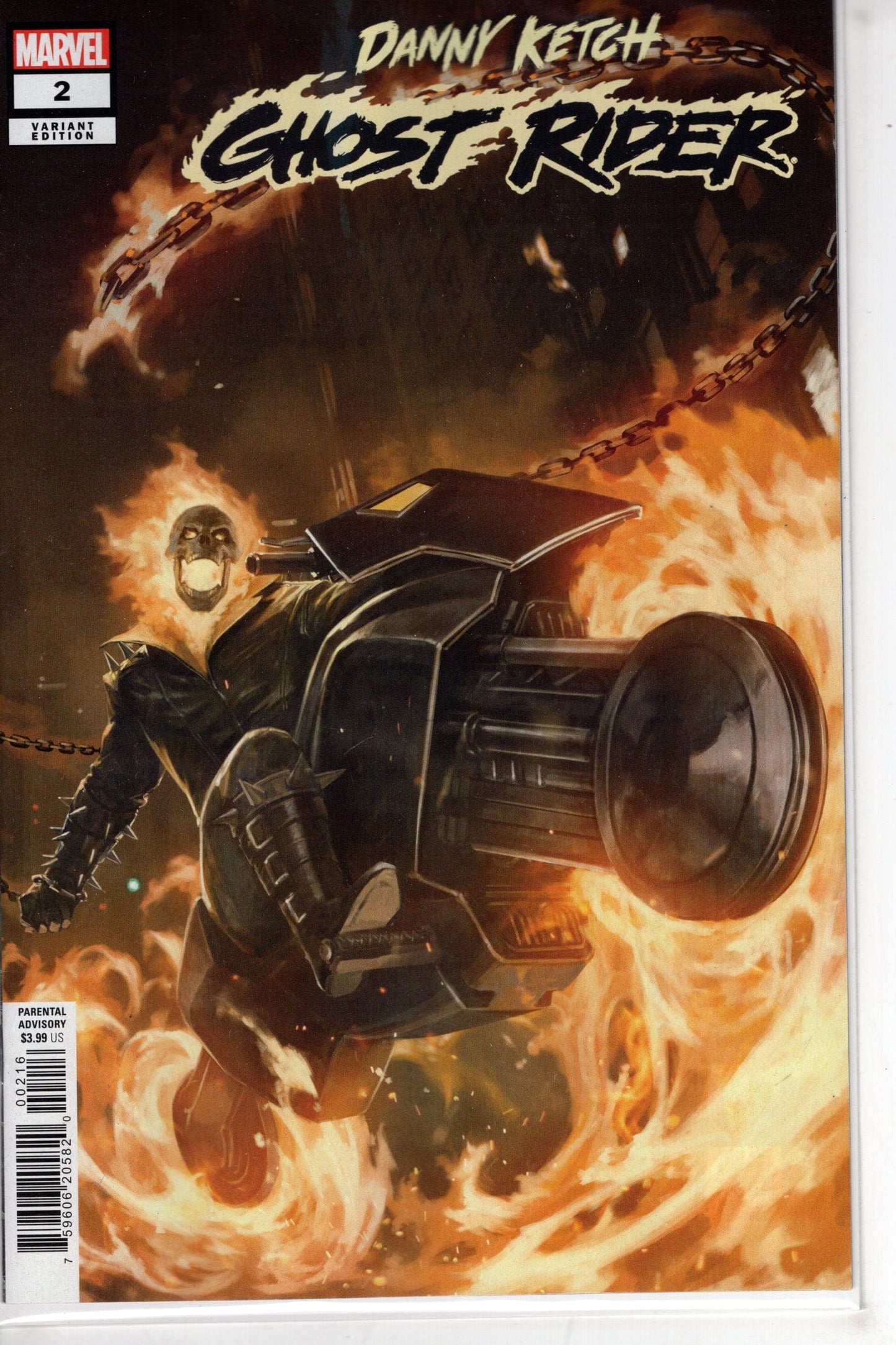 MARVEL PRH COMIC BOOK DANNY KETCH GHOST RIDER #2 (OF 5) 25 COPY INCV SKAN VAR