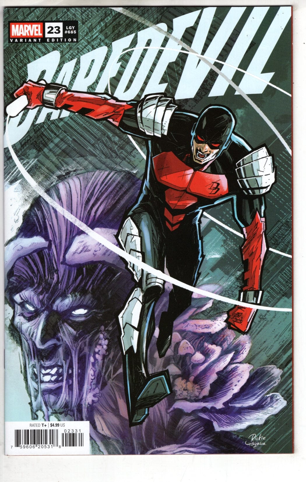MARVEL PRH COMIC BOOK Daredevil #23 Rickie Yagawa Variant (VF/NM)