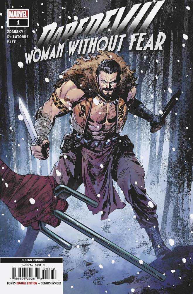 MARVEL PRH COMIC BOOK Daredevil Woman Without Fear #1 (Of 3) 2 Nd Printing De Latorre Va (VF/NM)