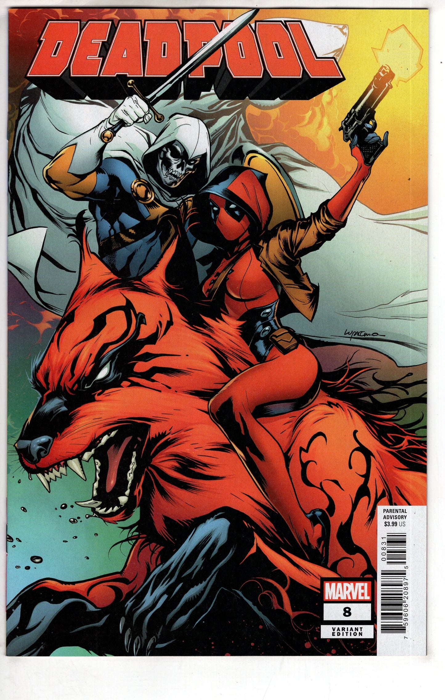 MARVEL PRH COMIC BOOK DEADPOOL #8 EMA LUPACCHINO VAR