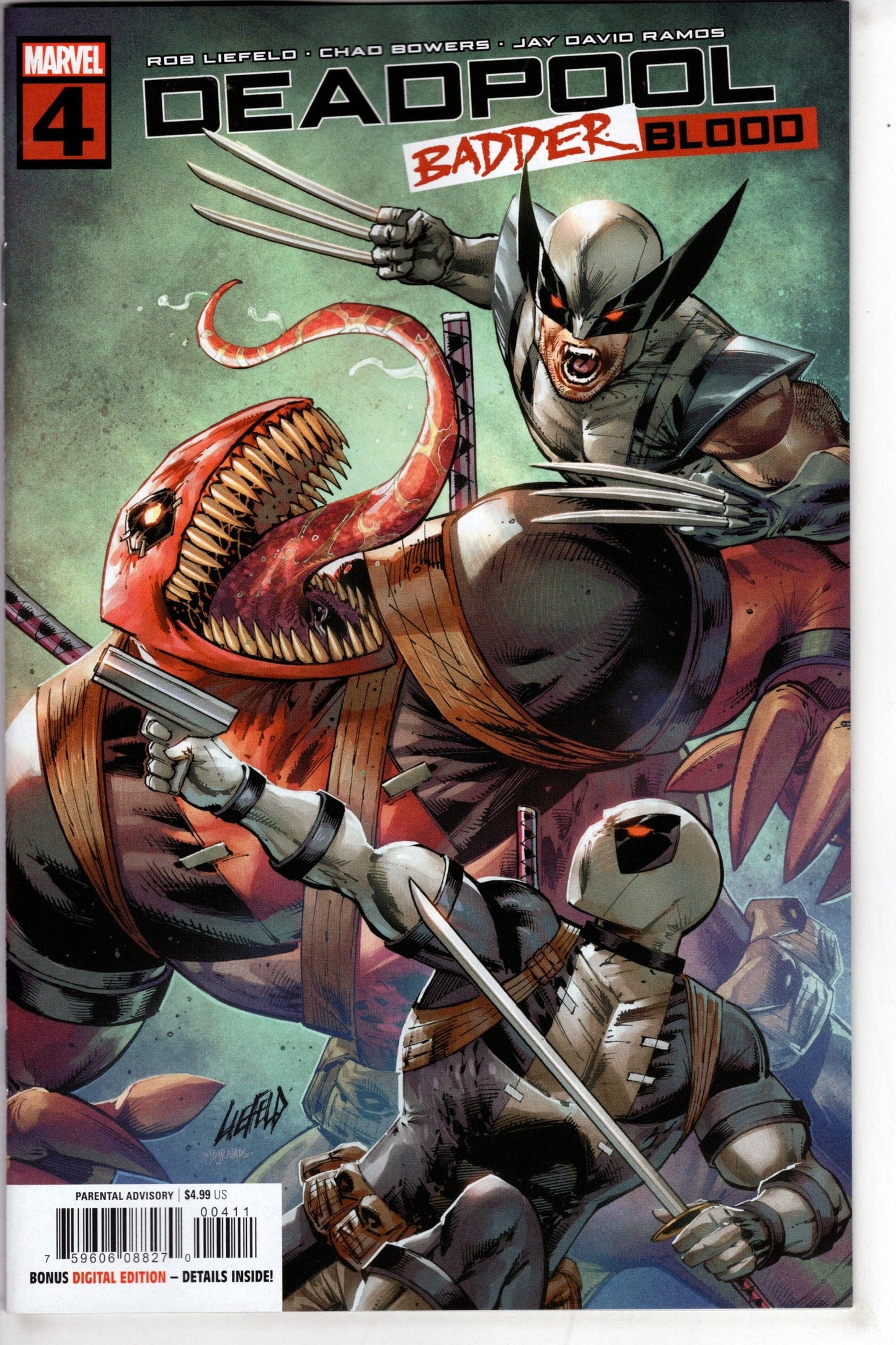 MARVEL PRH COMIC BOOK DEADPOOL BADDER BLOOD #4 (OF 5)