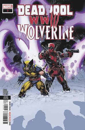 MARVEL PRH COMIC BOOK DEADPOOL WOLVERINE WWIII #2 2ND PTG ADAM KUBER VAR