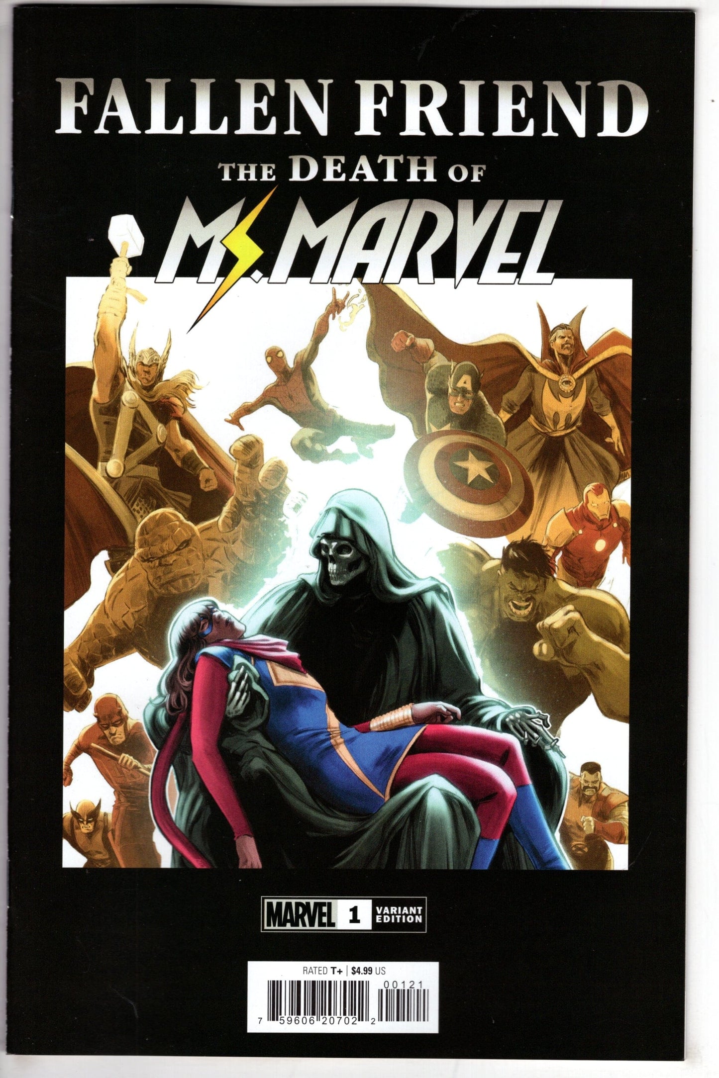 MARVEL PRH COMIC BOOK FALLEN FRIEND #1 CARNERO HOMAGE VAR