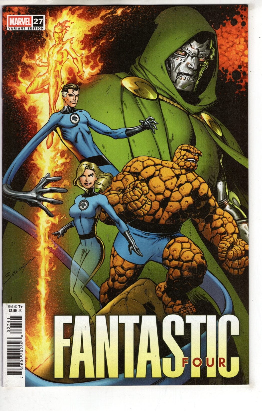 MARVEL PRH COMIC BOOK FANTASTIC FOUR #27 EM GIST VAR (FN/VF)