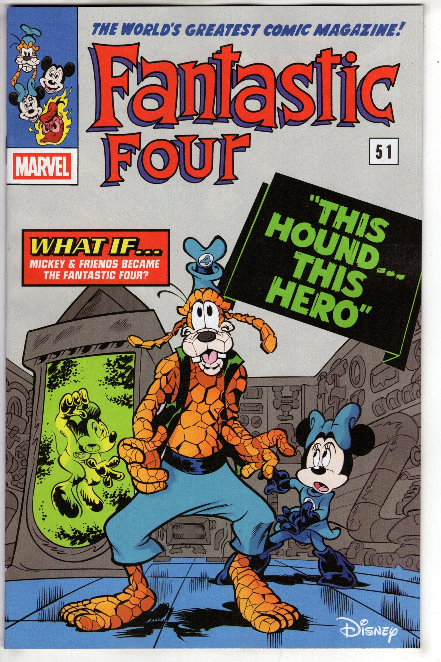 MARVEL PRH COMIC BOOK FANTASTIC FOUR #29 MOTTURA WHAT IF DISNEY FANTASTIC FOUR VAR