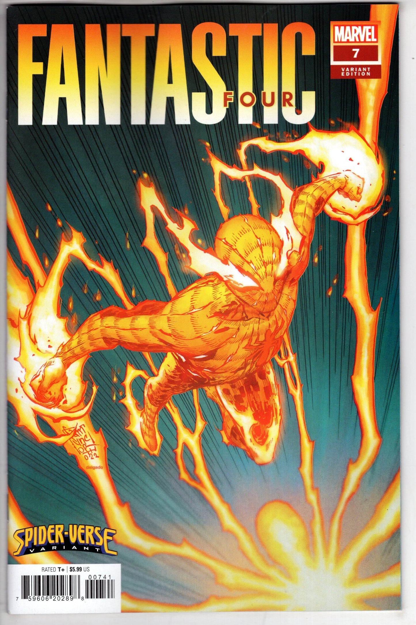MARVEL PRH COMIC BOOK FANTASTIC FOUR #7 CAMUNCOLI SPIDER-VERSE VAR
