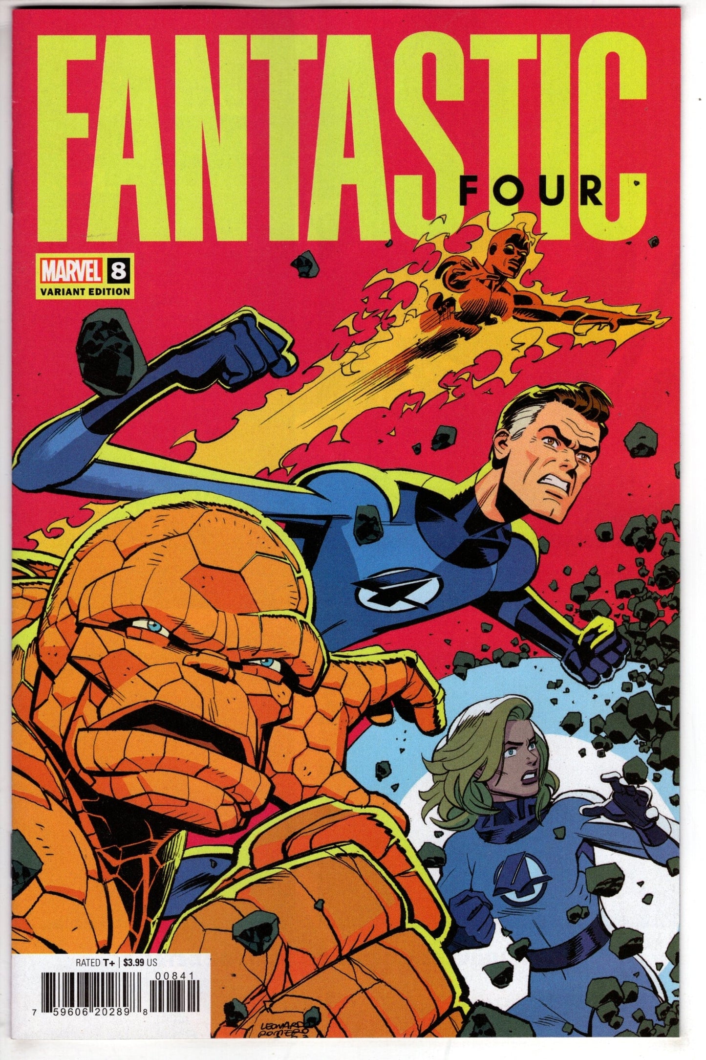 MARVEL PRH COMIC BOOK FANTASTIC FOUR #8 LEONARDO ROMERO VAR