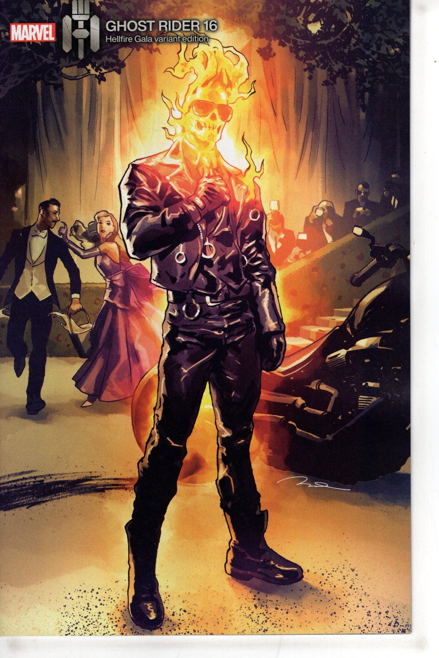 MARVEL PRH COMIC BOOK GHOST RIDER #16 GERALD PAREL HELLFIRE GALA VAR