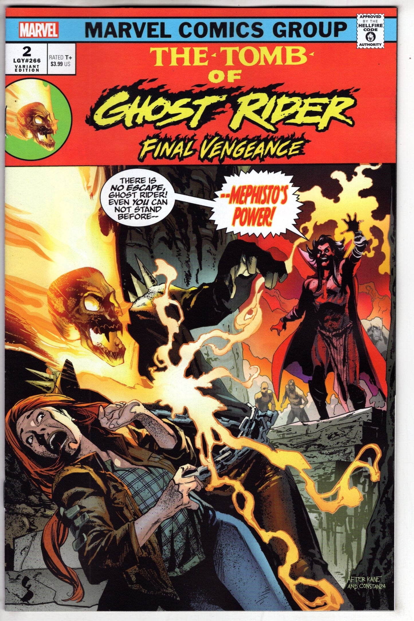 MARVEL PRH COMIC BOOK GHOST RIDER FINAL VENGEANCE #2 GEOFF SHAW VAMPIRE VARIANT