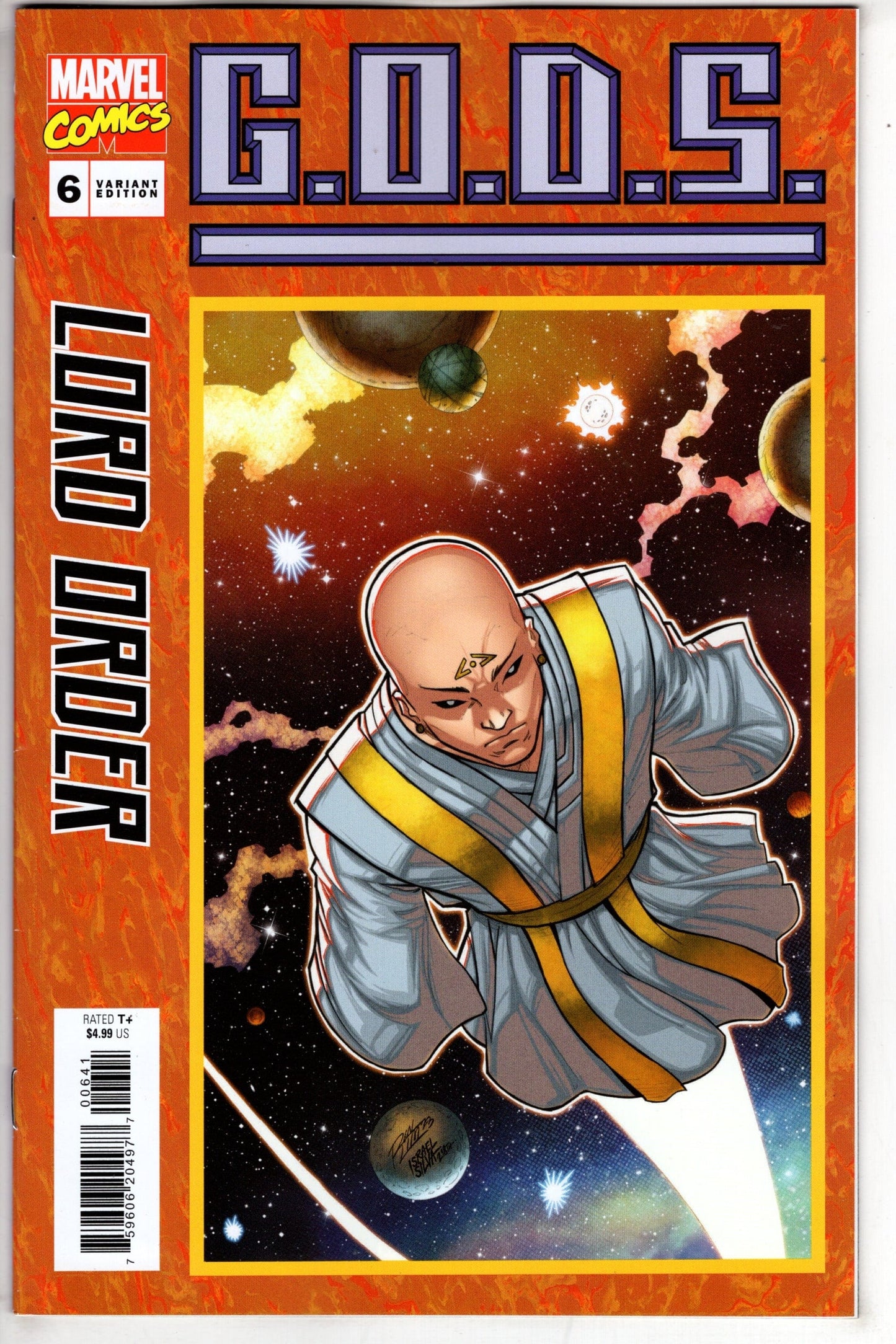 MARVEL PRH COMIC BOOK GODS #6 RON LIM COSMIC HOMAGE VAR
