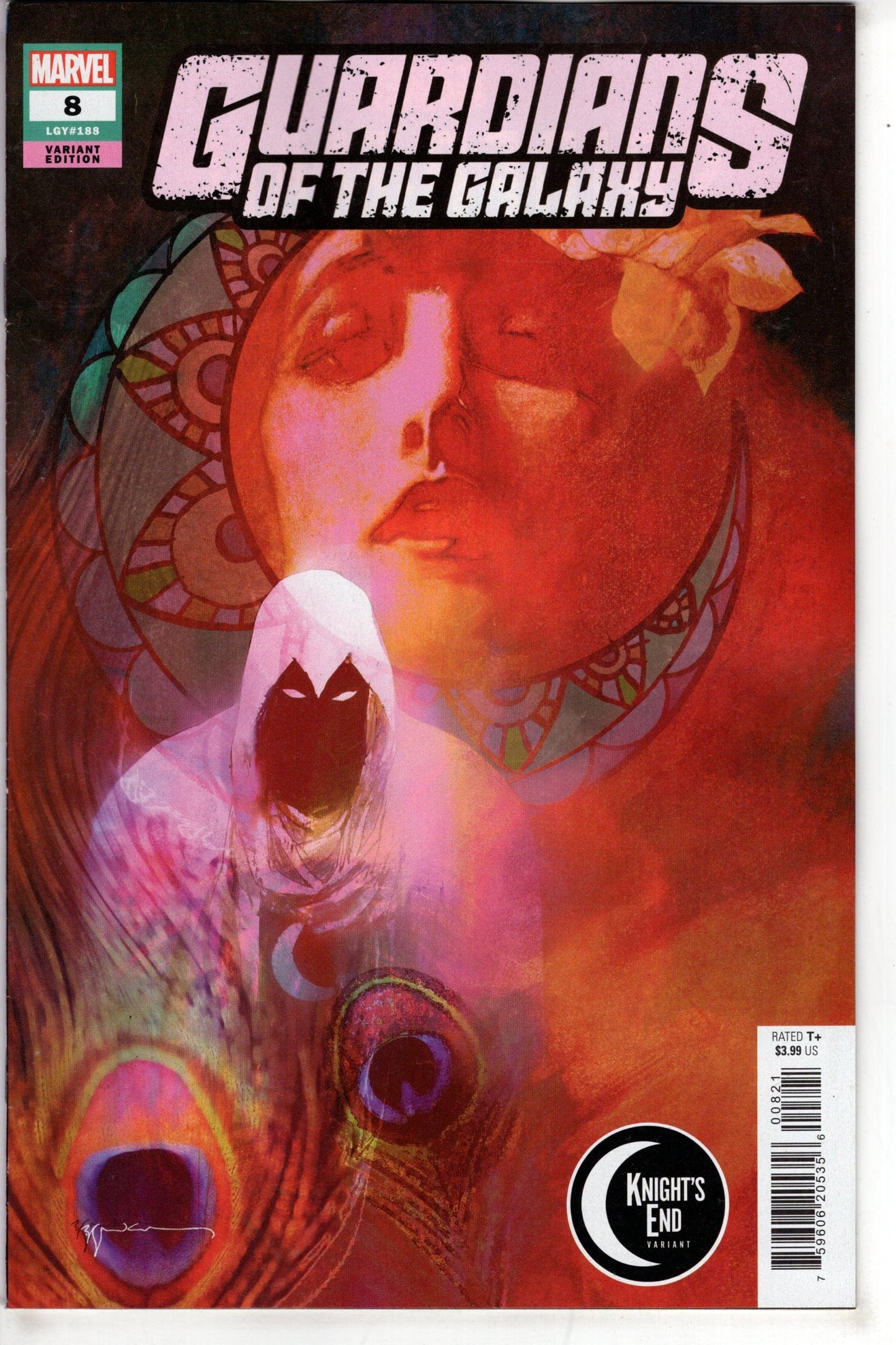 MARVEL PRH COMIC BOOK GUARDIANS OF THE GALAXY #8 BILL SIENKIEWICZ KNIGHTS END VARIANT
