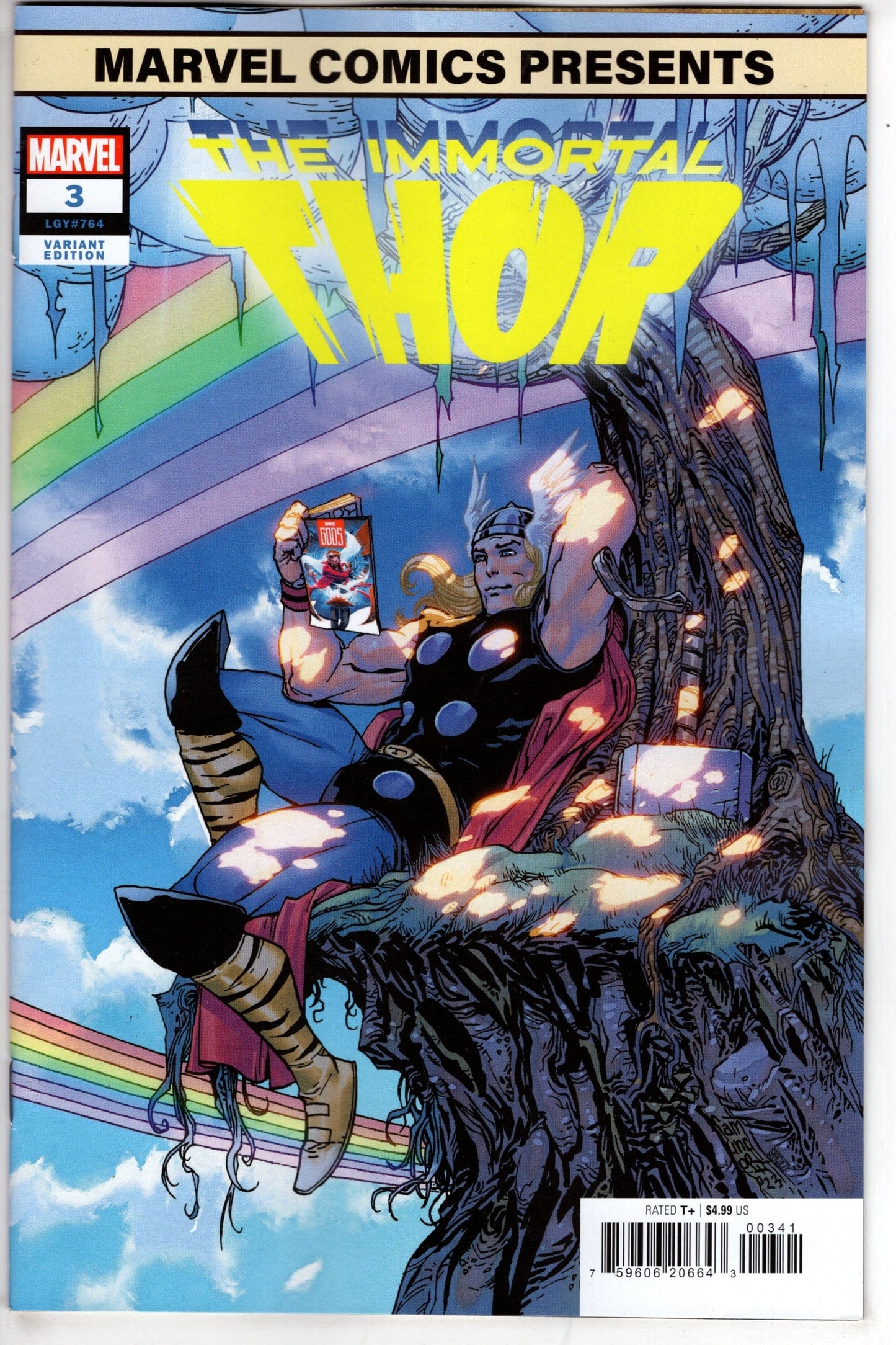 MARVEL PRH COMIC BOOK IMMORTAL THOR #3 CAMUNCOLI MARVEL COMICS PRESENTS VAR