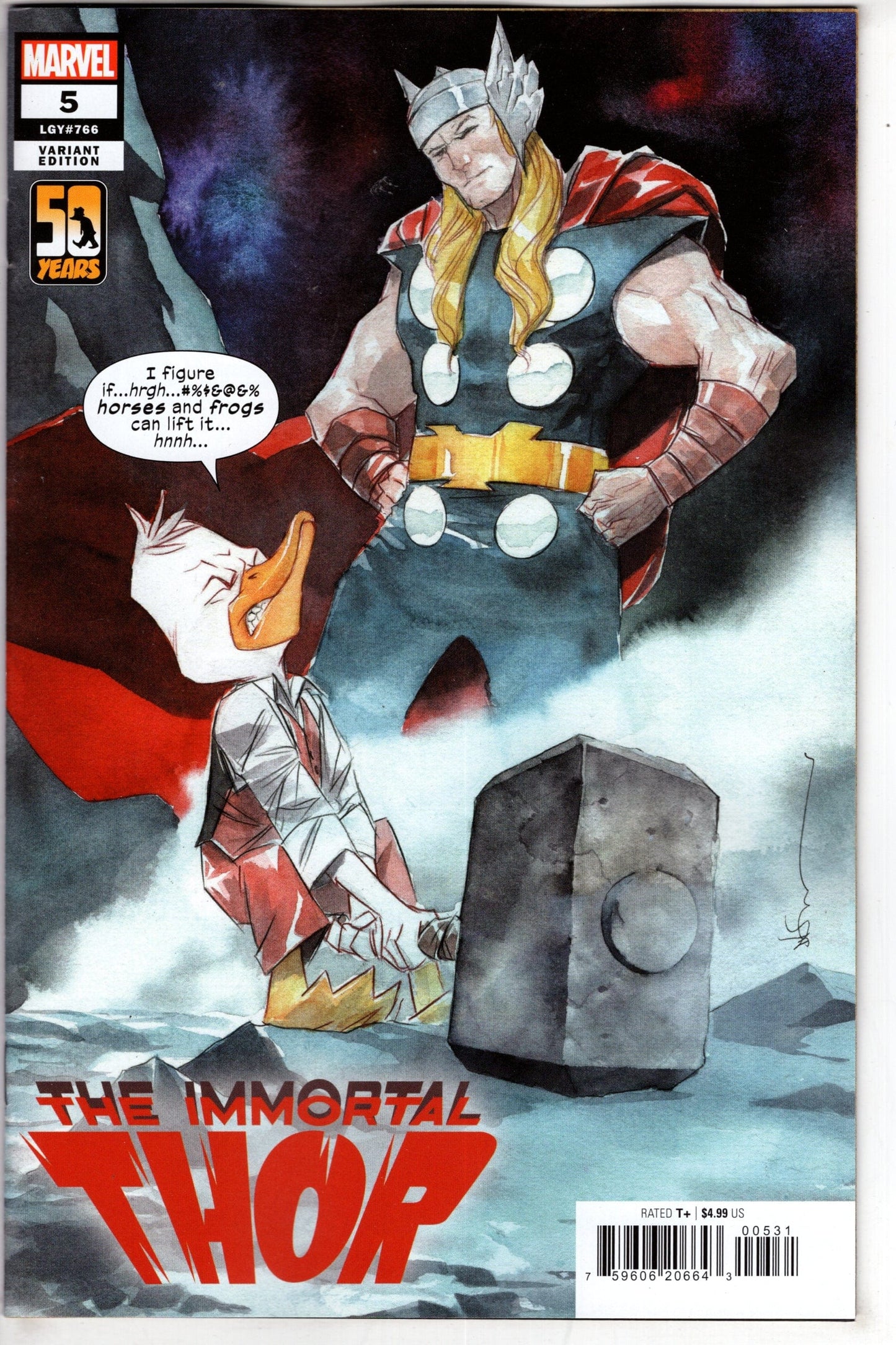 MARVEL PRH COMIC BOOK IMMORTAL THOR #5 DUSTIN NGUYEN HOWARD THE DUCK VAR