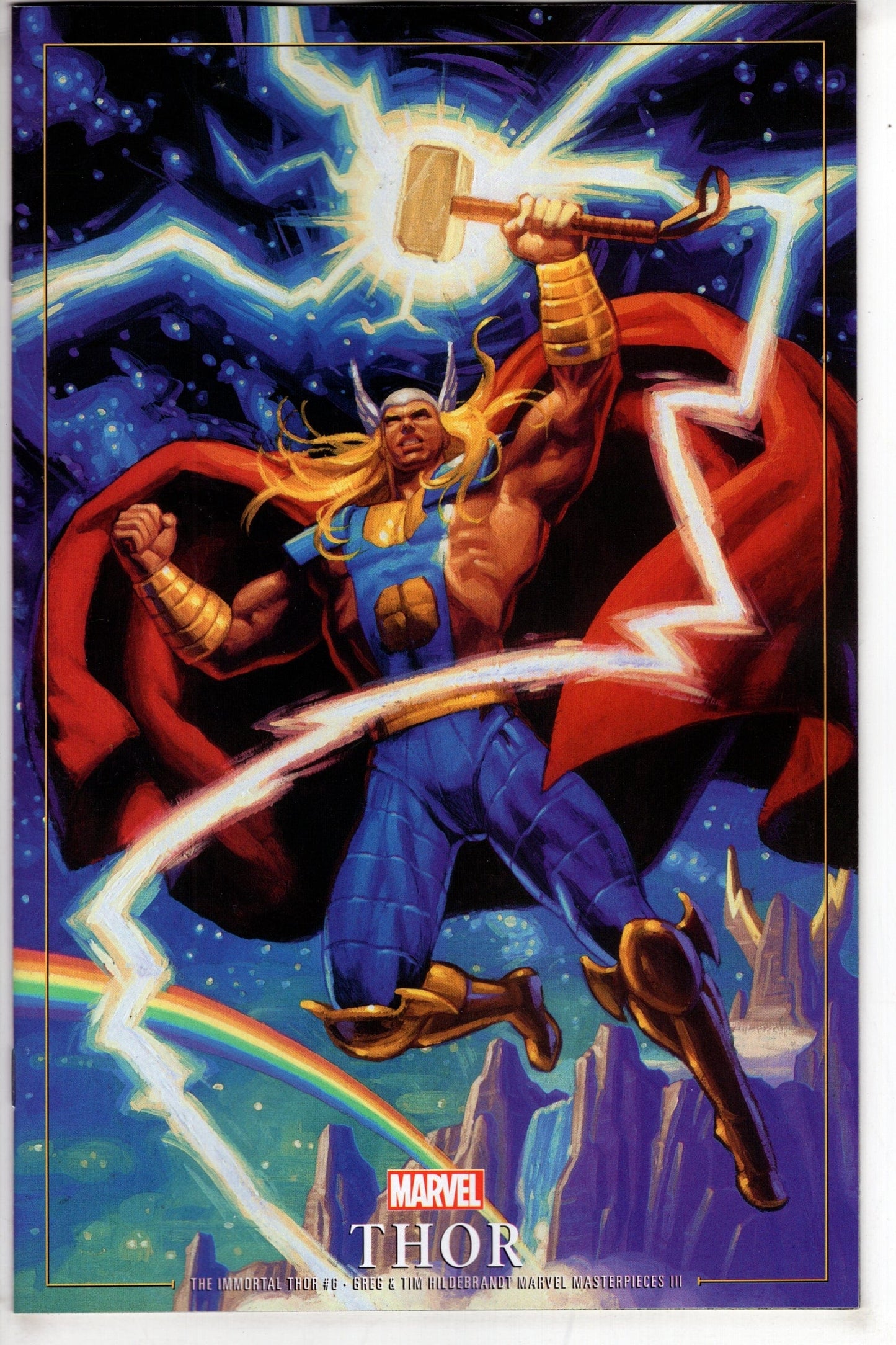 MARVEL PRH COMIC BOOK IMMORTAL THOR #6 HILDEBRANDT MARVEL MASTERPIECES III VAR