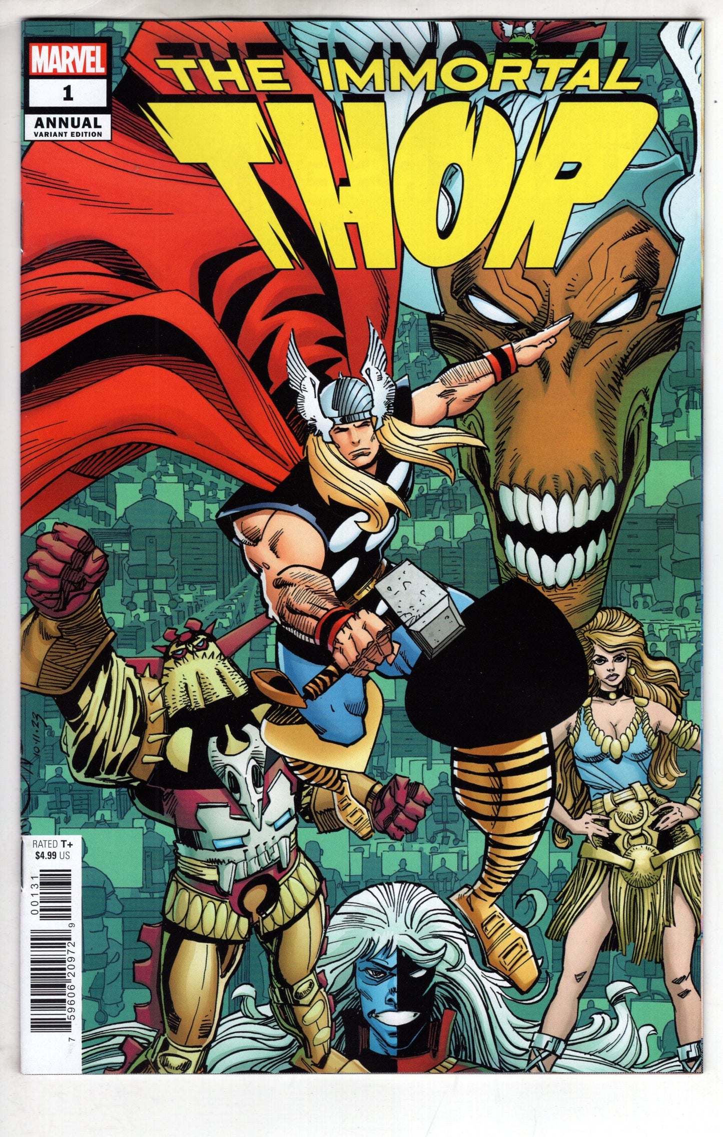 MARVEL PRH COMIC BOOK IMMORTAL THOR ANNUAL #1 WALT SIMONSON VAR