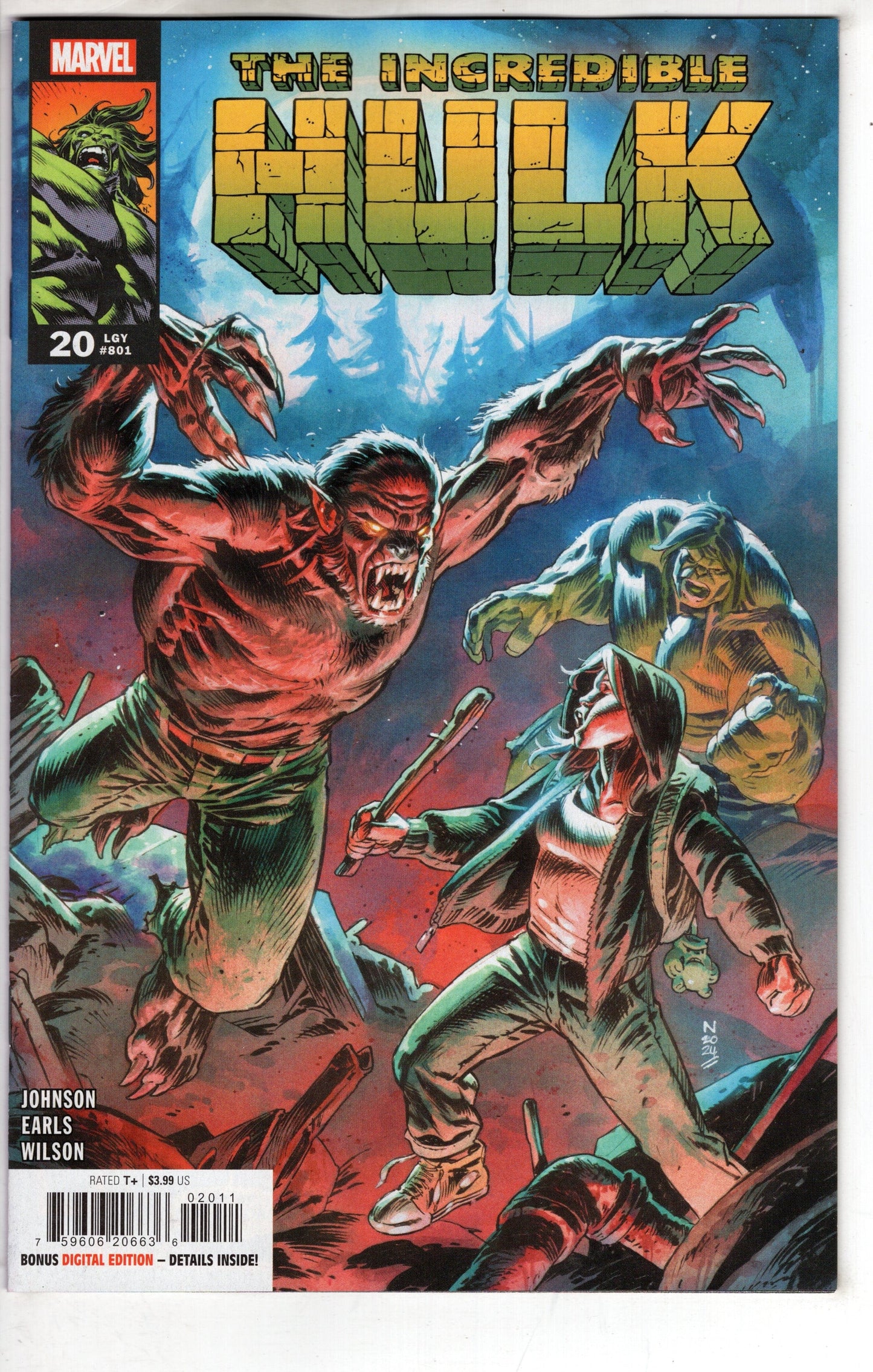MARVEL PRH COMIC BOOK Incredible Hulk #20