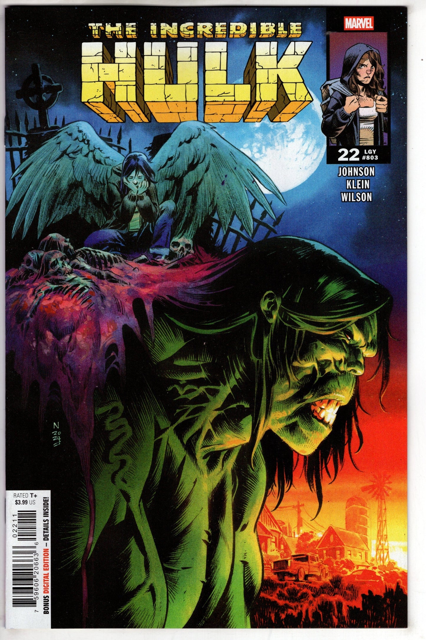 MARVEL PRH COMIC BOOK INCREDIBLE HULK #22