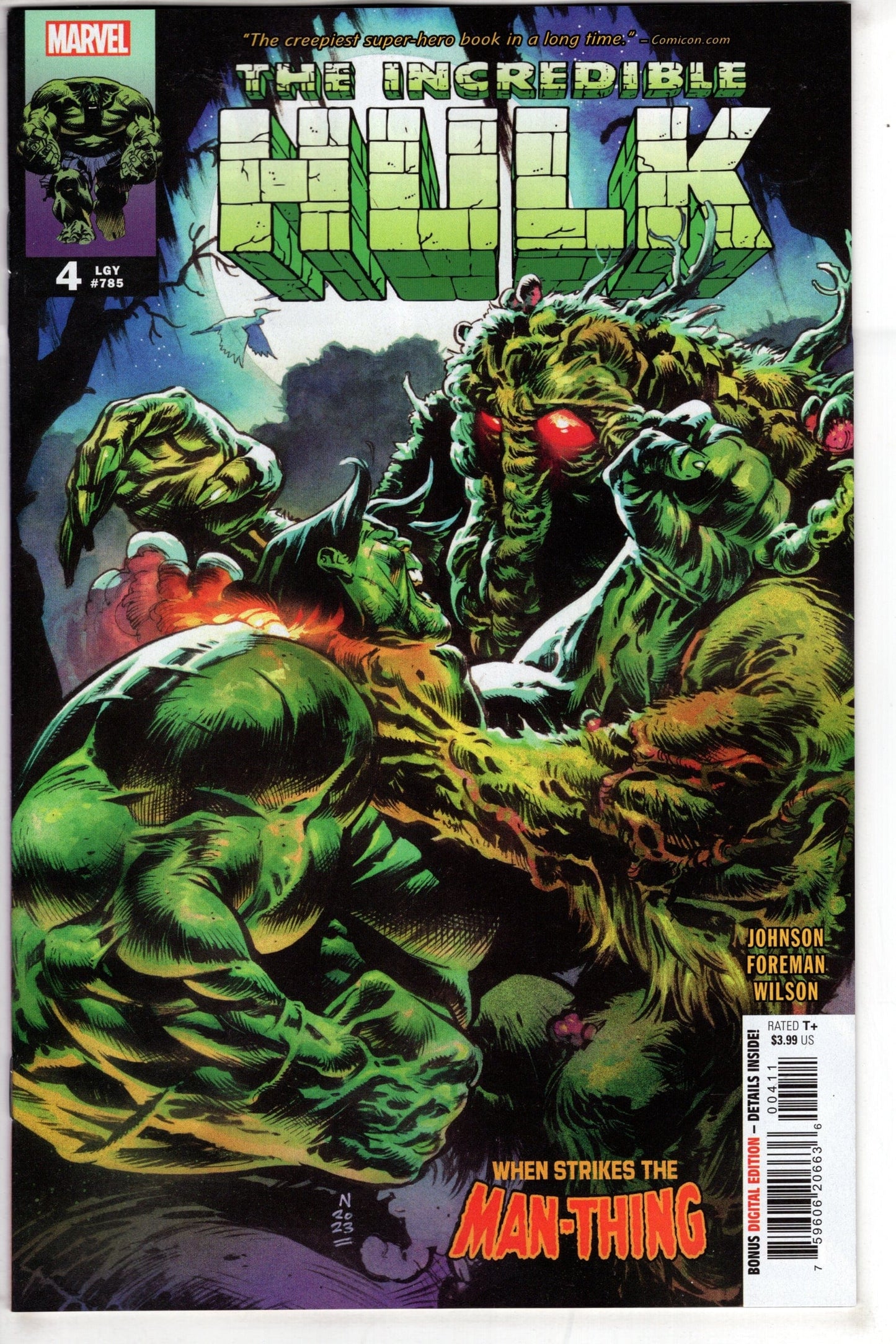 MARVEL PRH COMIC BOOK INCREDIBLE HULK #4