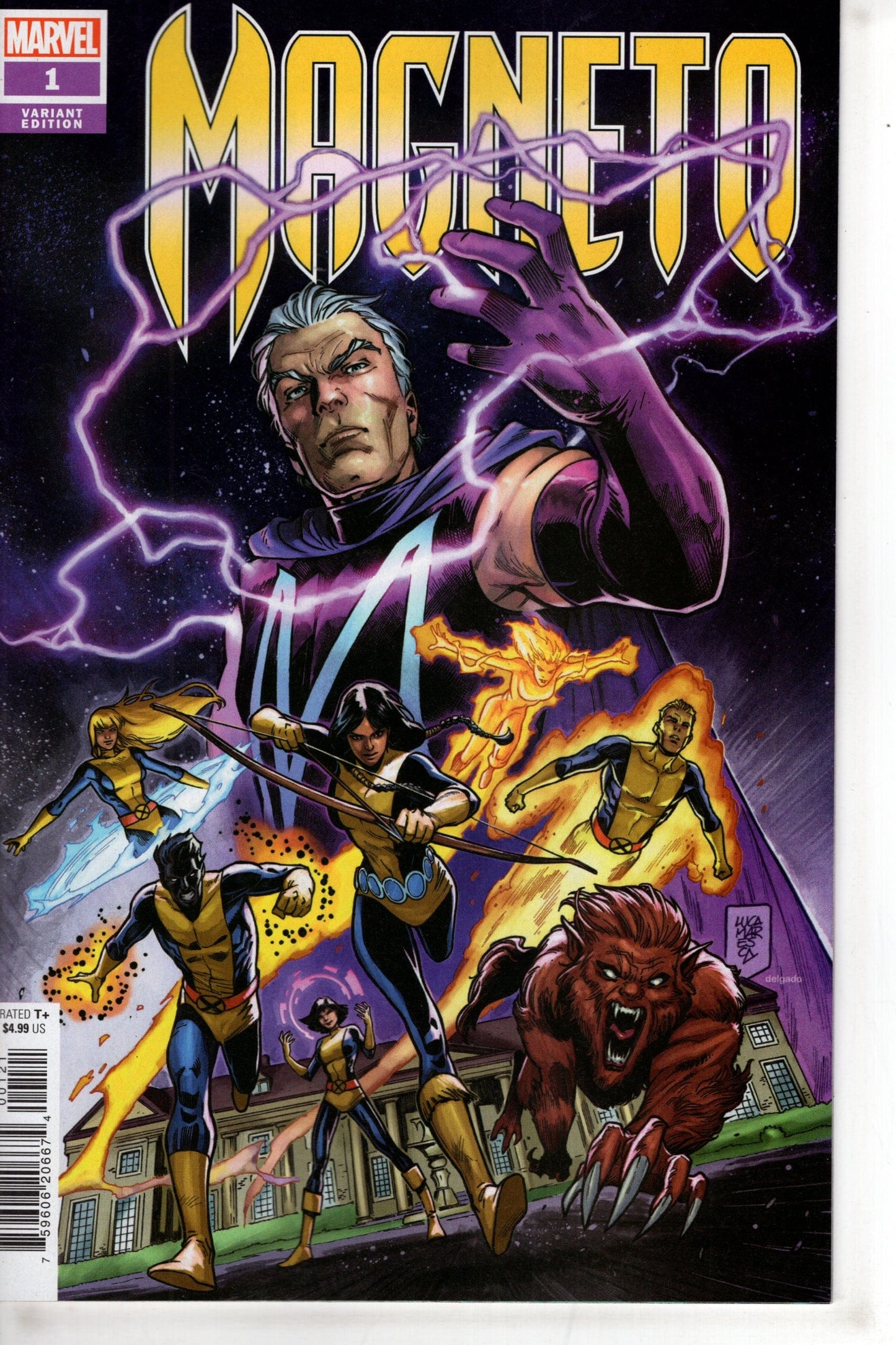 MARVEL PRH COMIC BOOK MAGNETO #1 LUCA MARESCA VAR