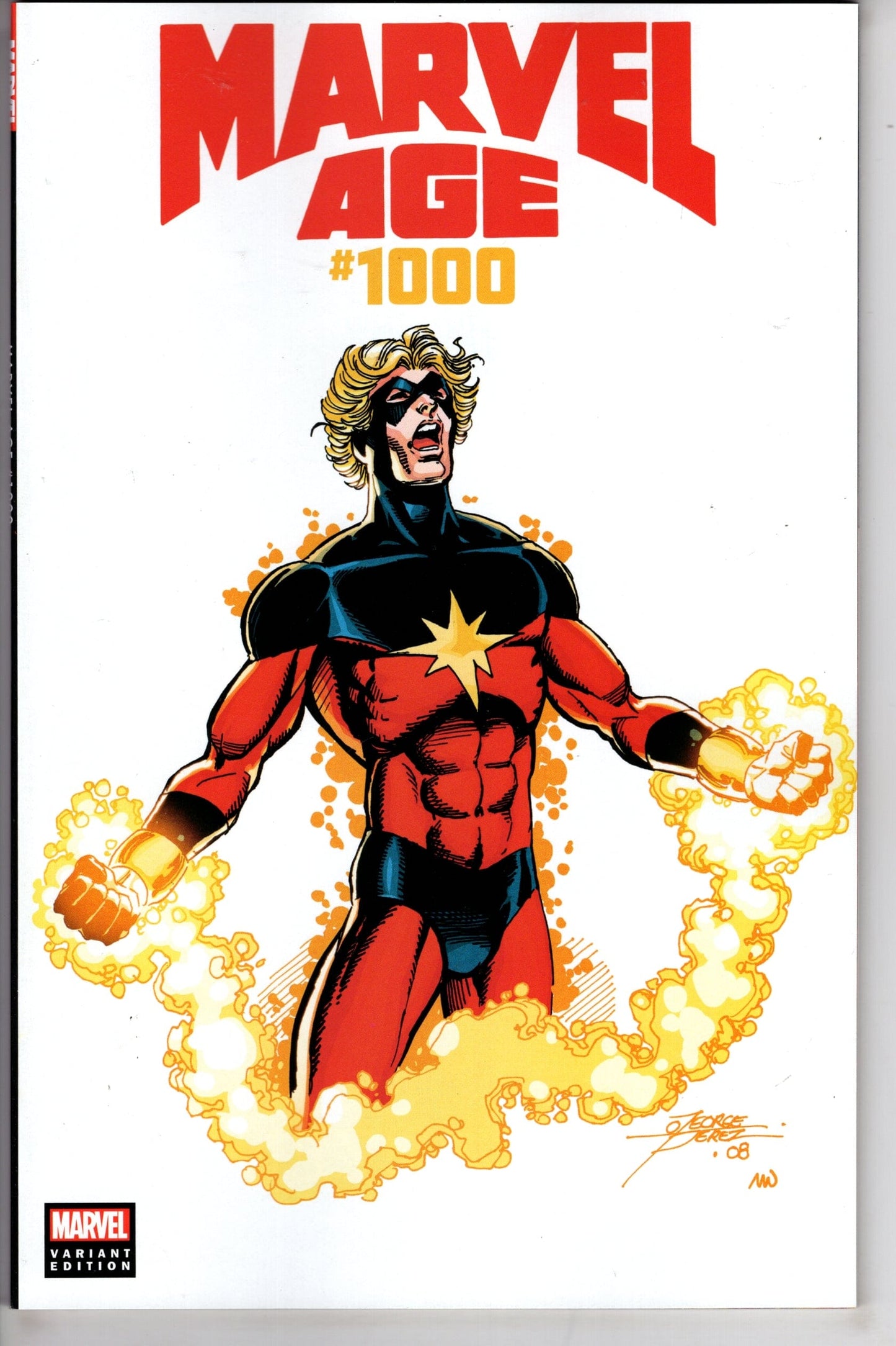 MARVEL PRH COMIC BOOK MARVEL AGE #1000 GEORGE PEREZ VAR