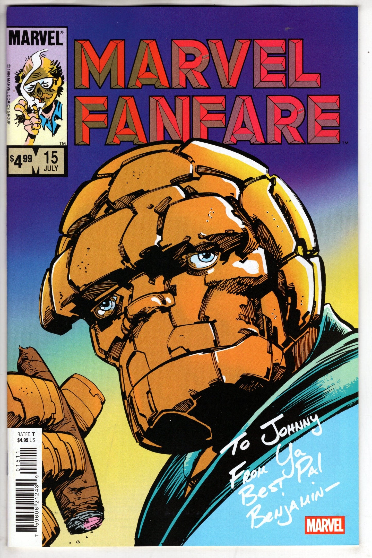 MARVEL PRH COMIC BOOK MARVEL FANFARE #15 FACSIMILE ED